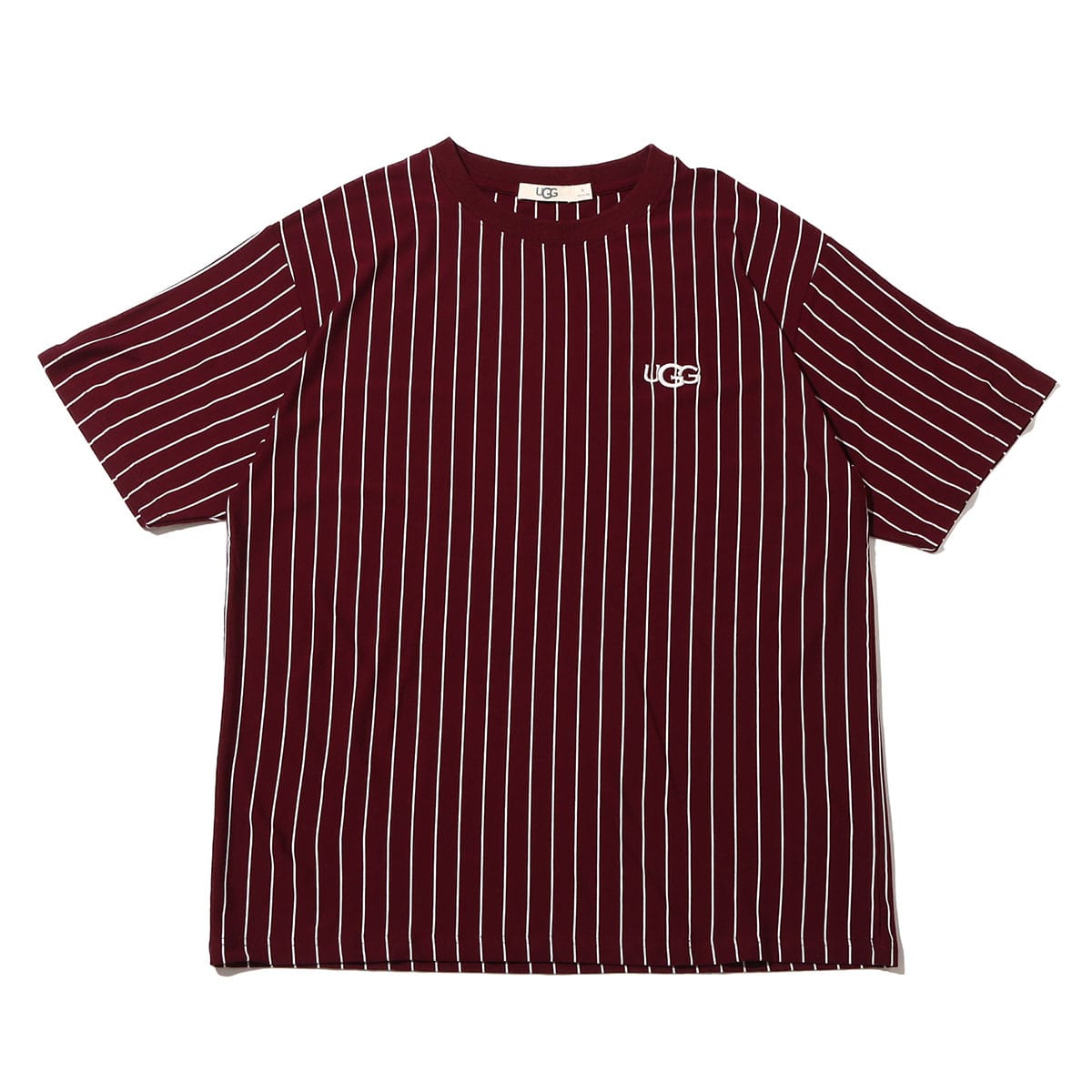 UGG ストライプTシャツ BURGUNDY 23SS-I