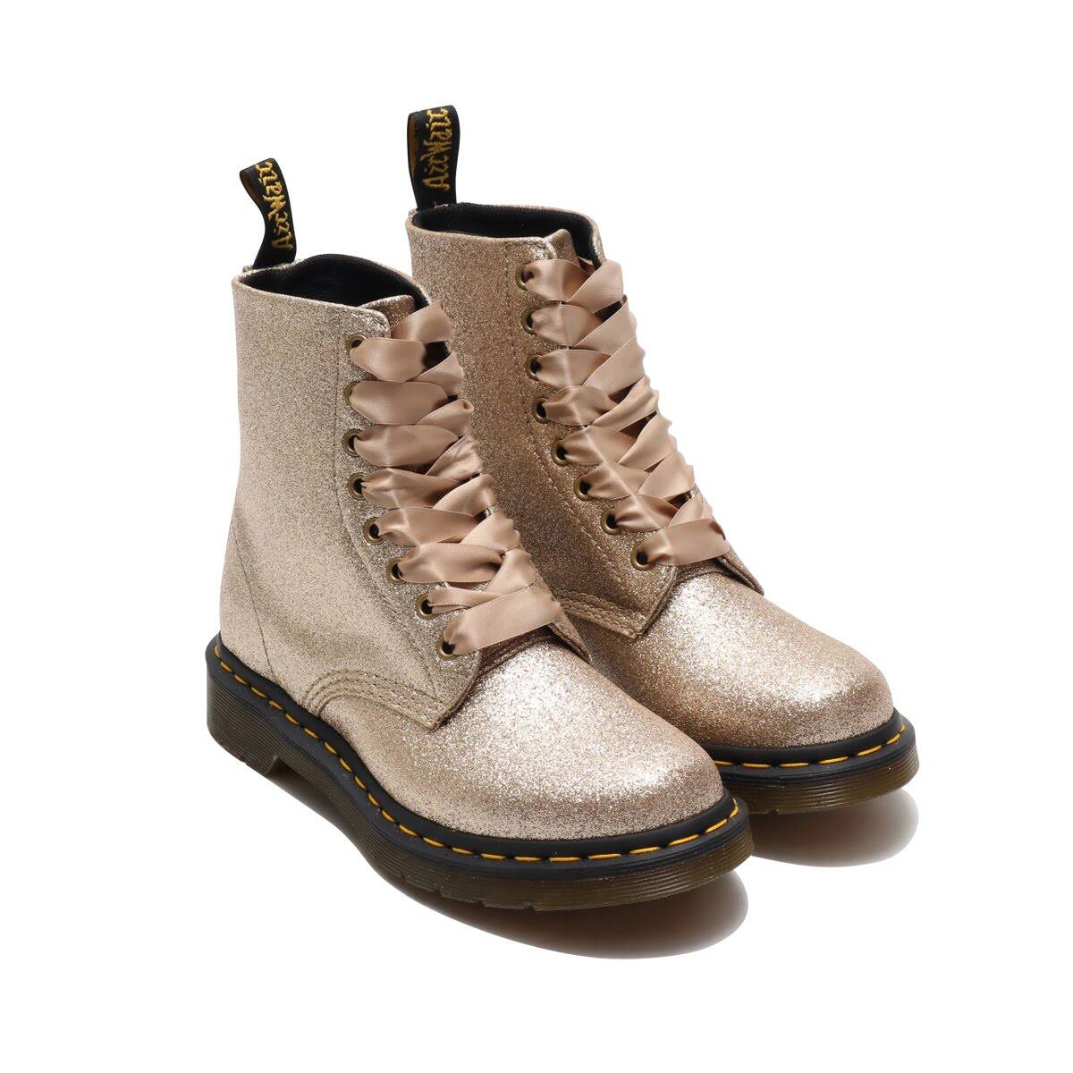 dr martens pascal glitter gold