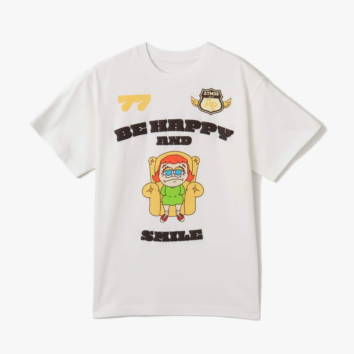 atmos pink x LiLi “Grumpy(C)” T-shirt WHITE のメイン画像