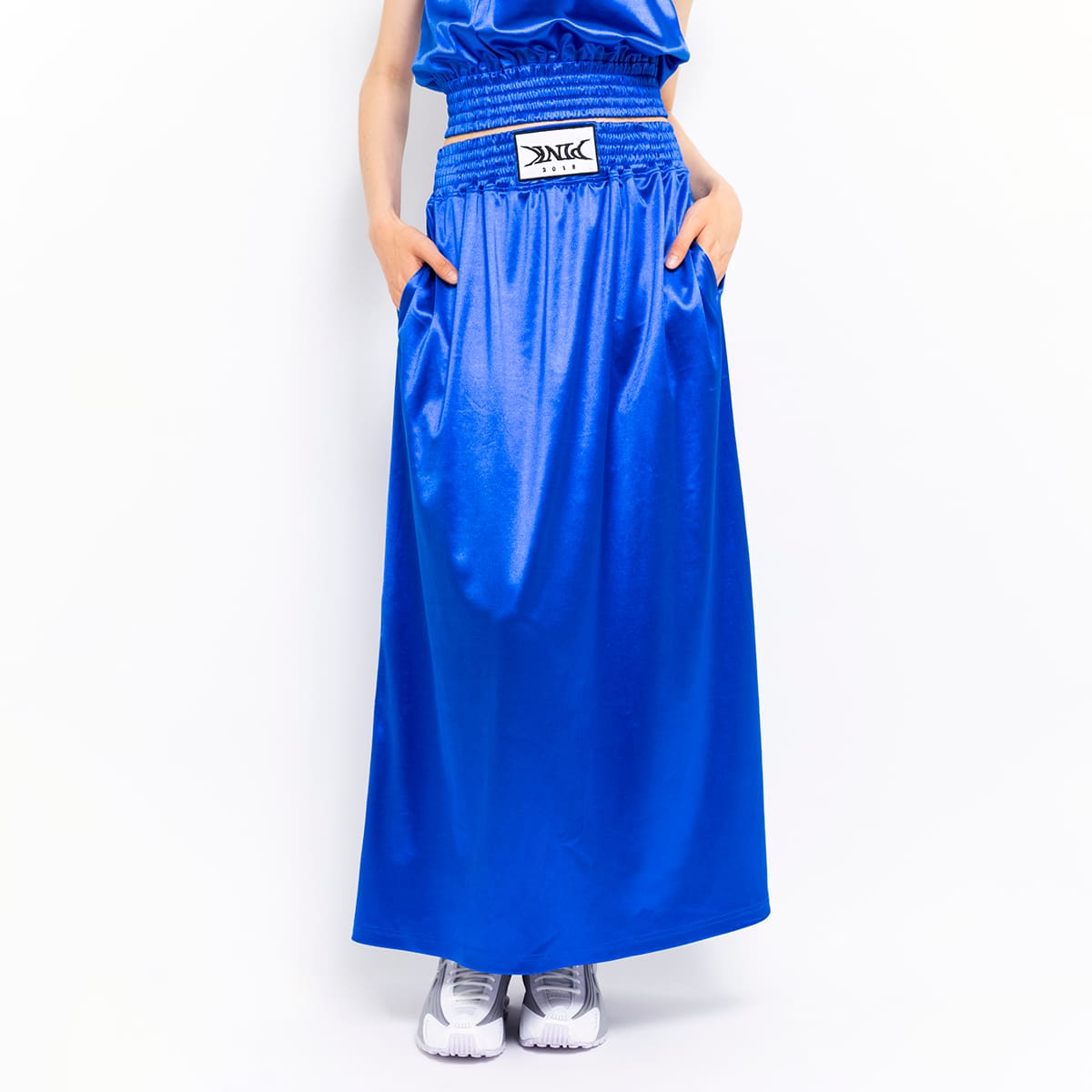 atmos pink Boxer Jersey Long Skirt BLUE