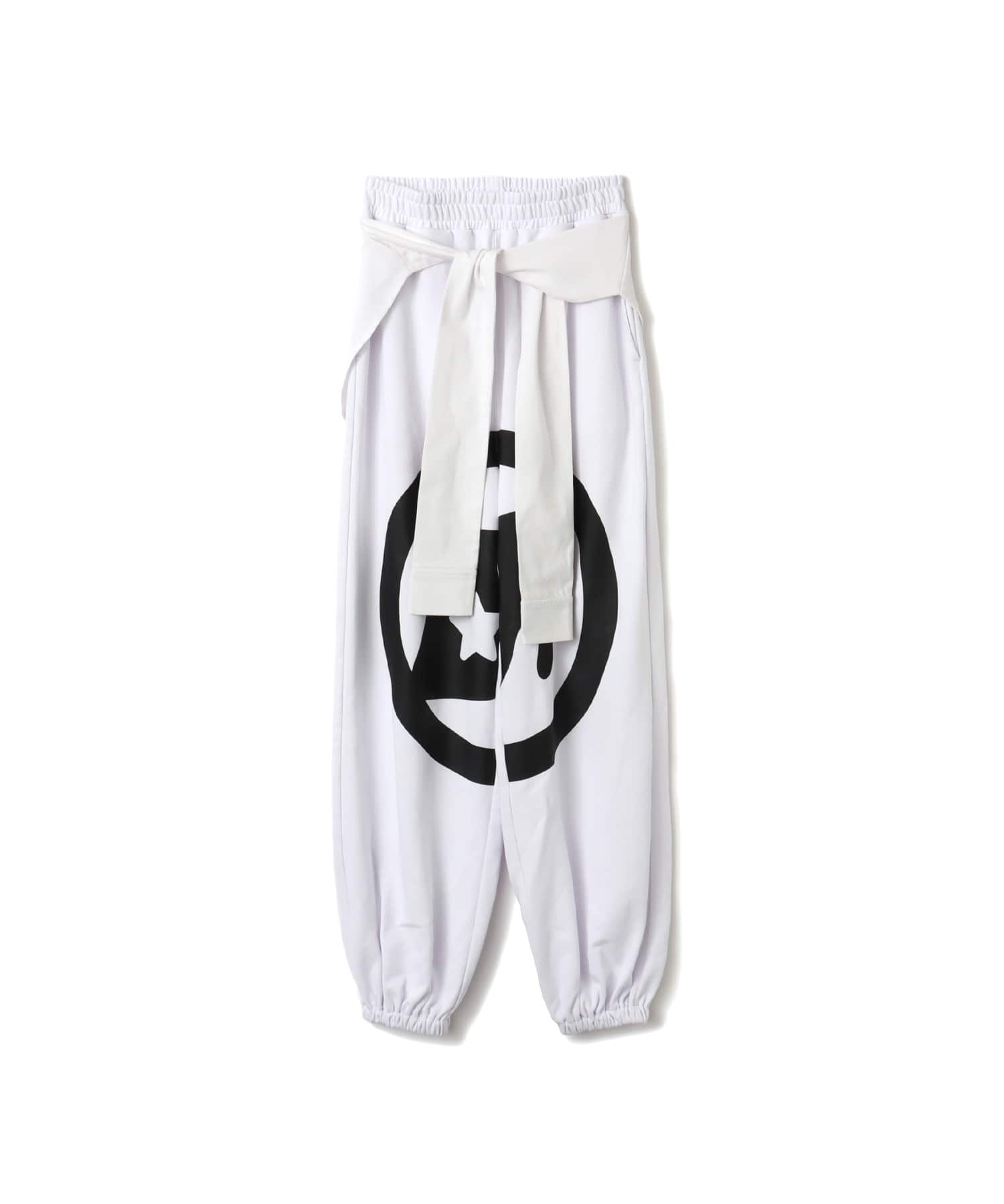 Akanen x atmos pink Naruto Core Pants WHITEのメイン画像