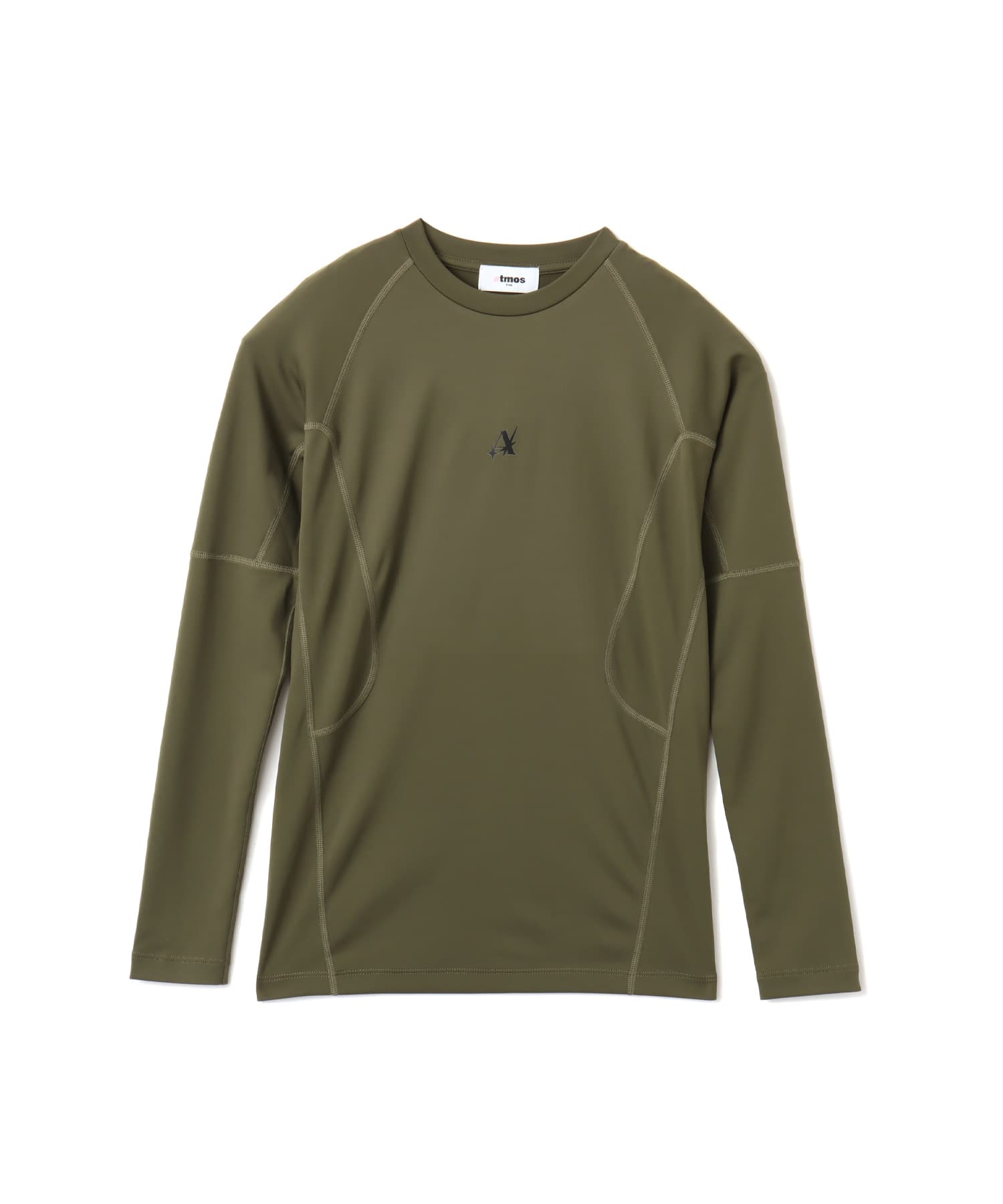 Akanen x atmos pink EHFAR Motion Long Sleeve KHAKIのメイン画像