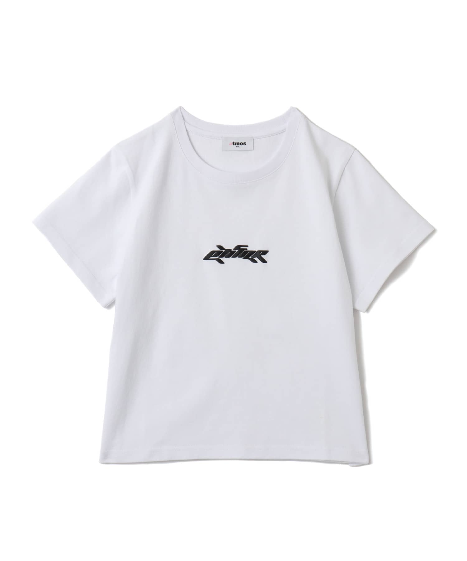 Akanen x atmos pink EHFAR Mini Tee WHITEのメイン画像