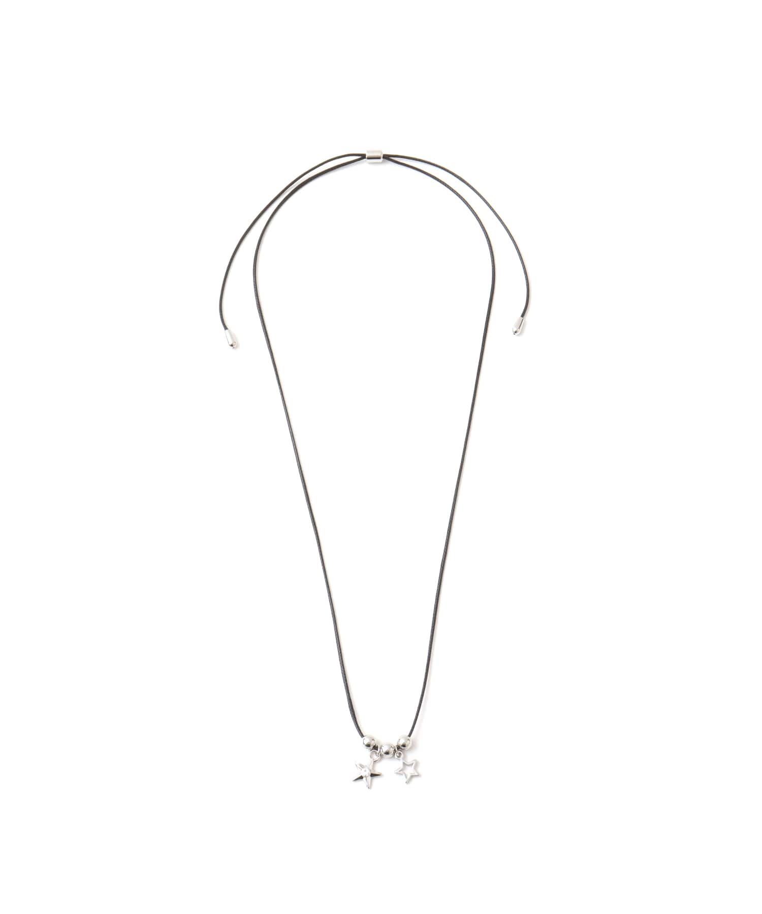 atmos pink Cord Choker Necklace SILVERのメイン画像