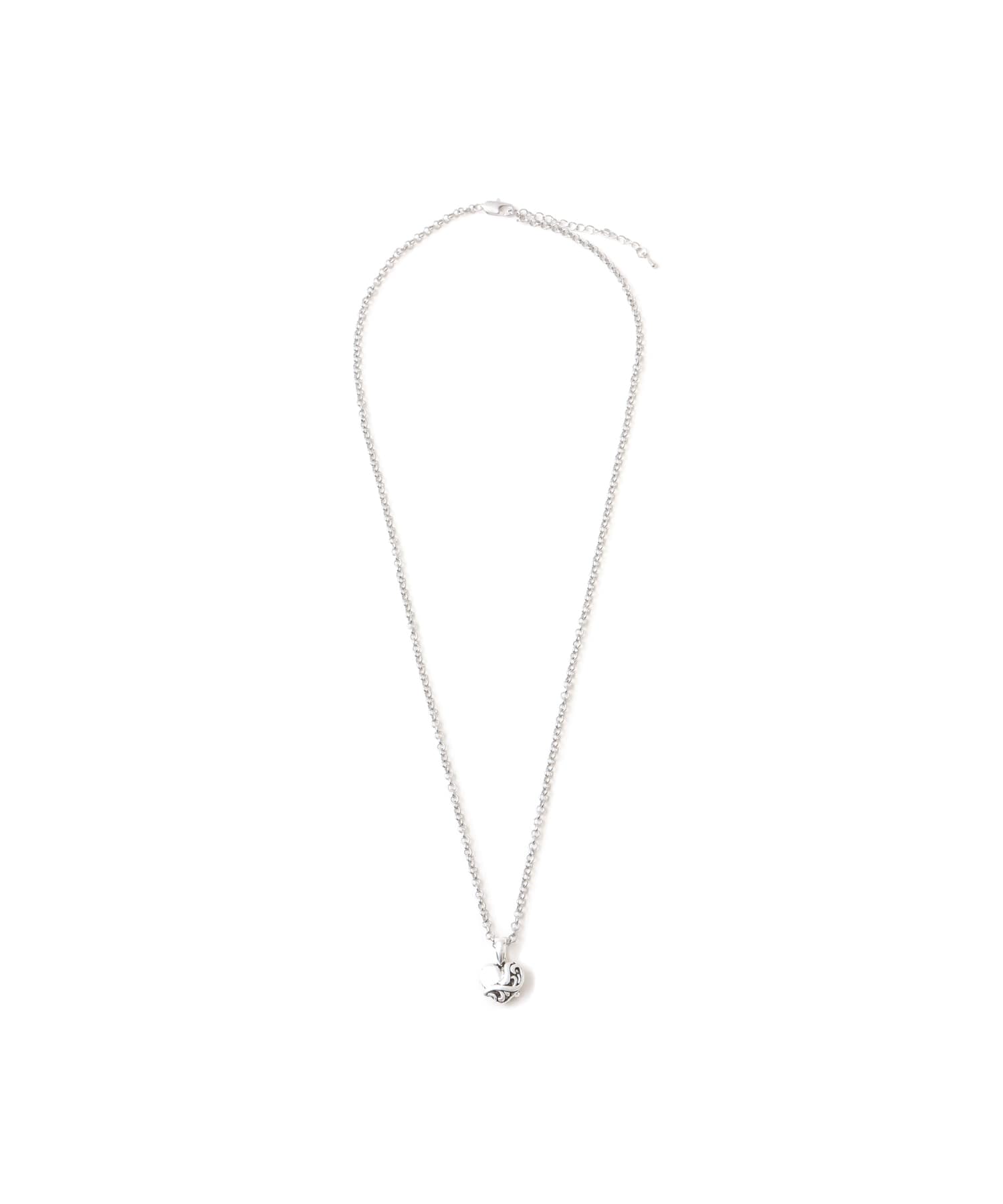 atmos pink Heart Motif Necklace SILVERのメイン画像