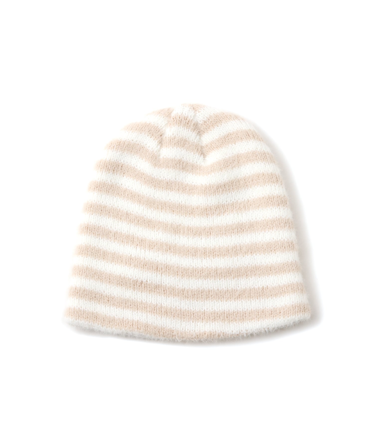 atmos pink Stripe Knit Beanie BEIGEのメイン画像