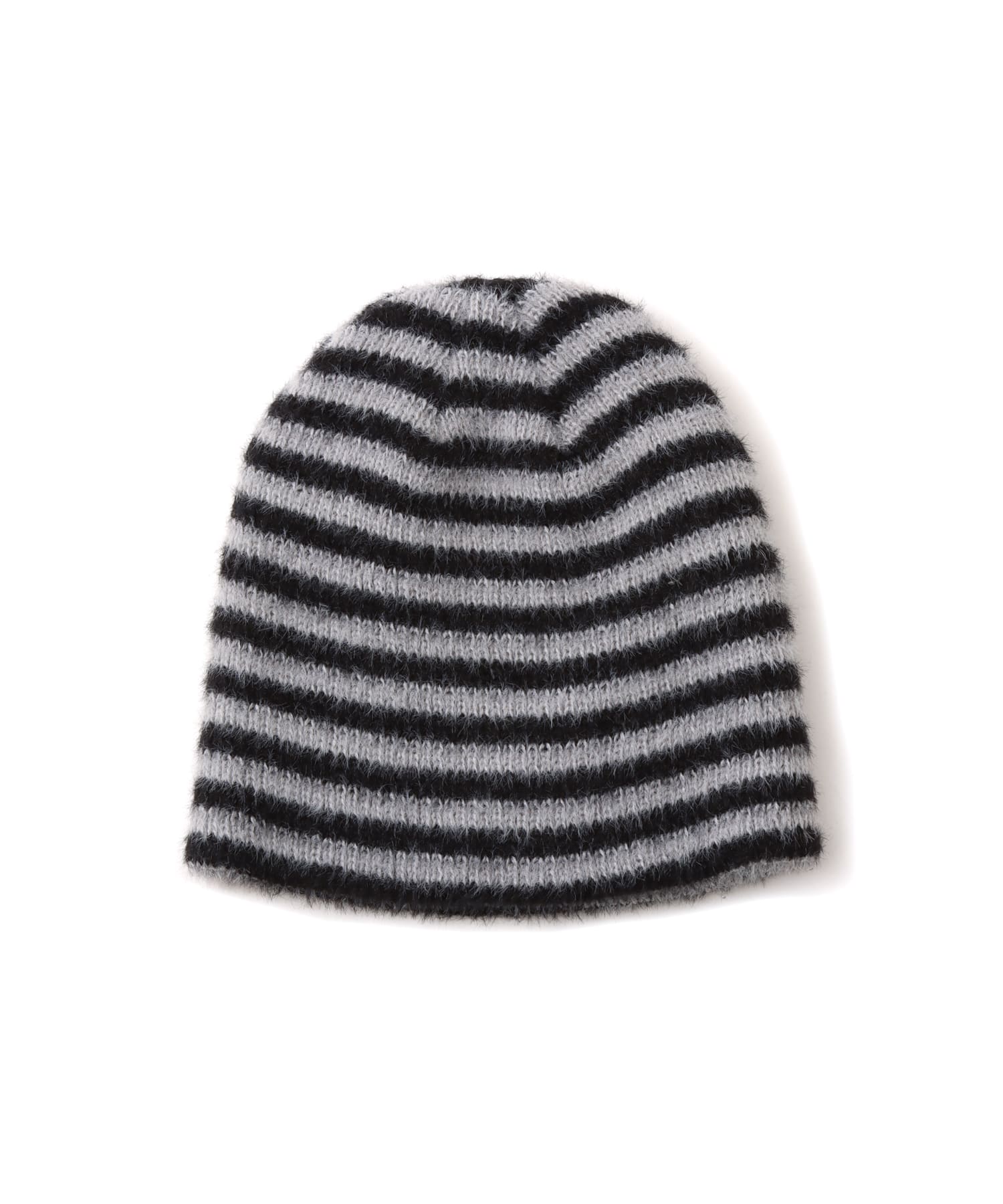 atmos pink Stripe Knit Beanie GRAYのメイン画像