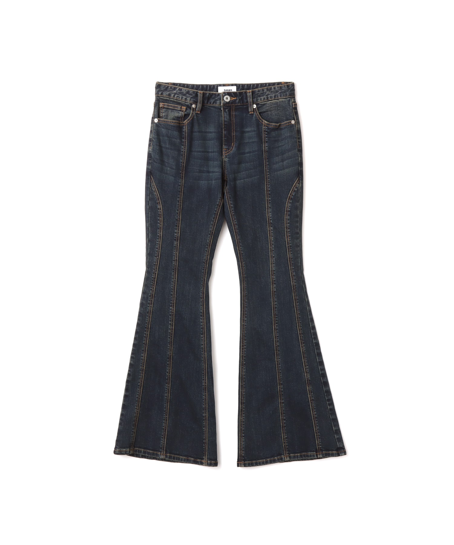 atmos pink Flare Denim Pants BLUEのメイン画像