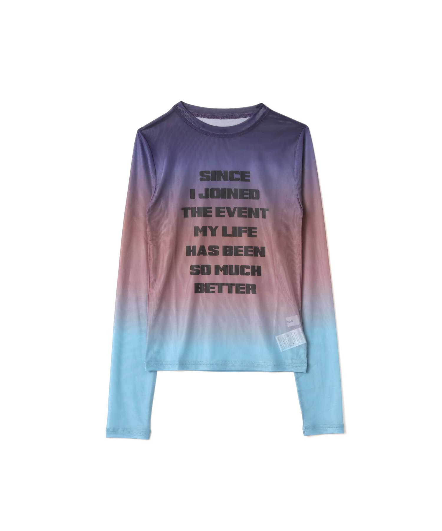 atmos pink See-Through Logo Tops MULTIのメイン画像