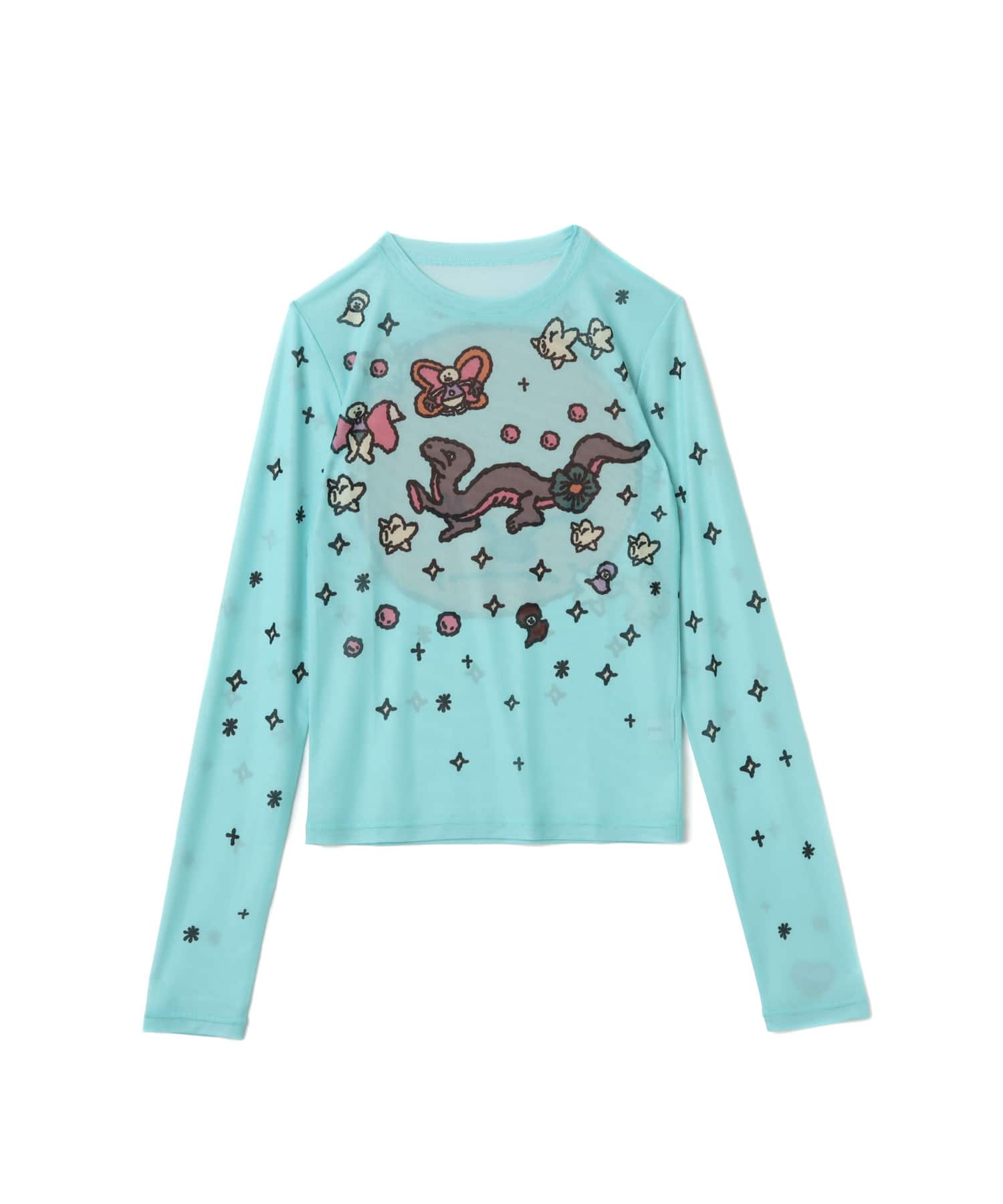 MARIA SAKURAI x atmos pink See-Through LS T-shirt SAXのメイン画像