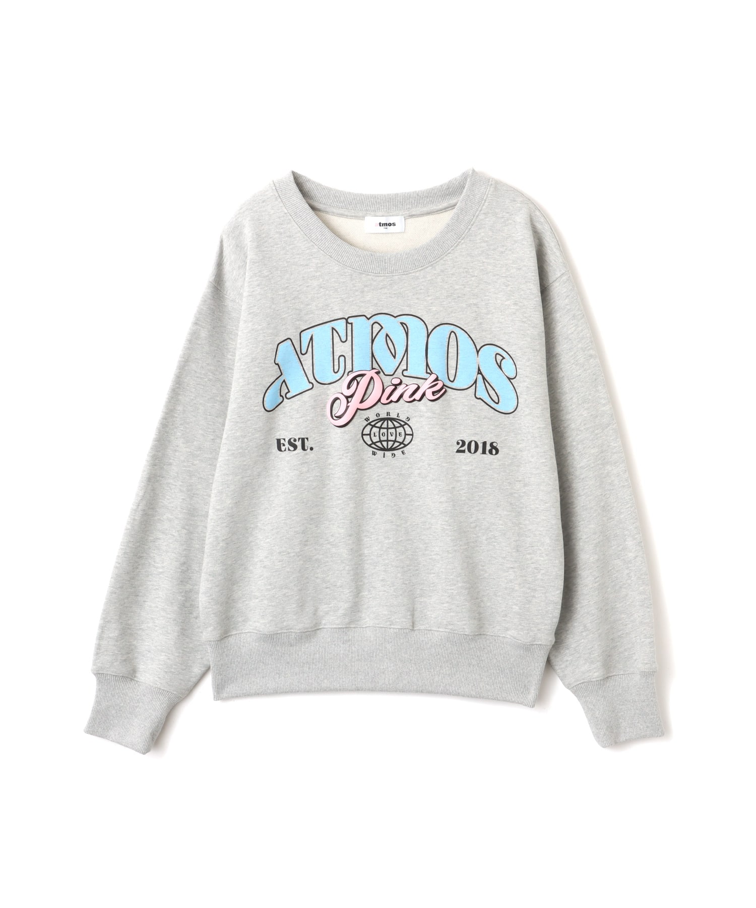 atmos pink College Logo Sweatshirt GRAYのメイン画像