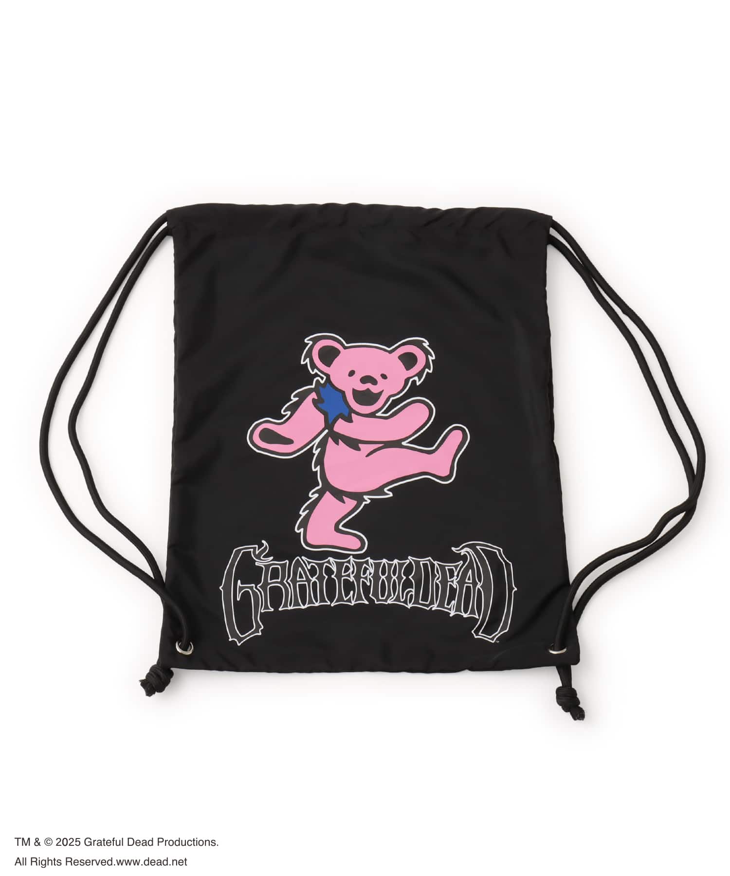 atmos pink Grateful Dead Knapsack BLACKのメイン画像