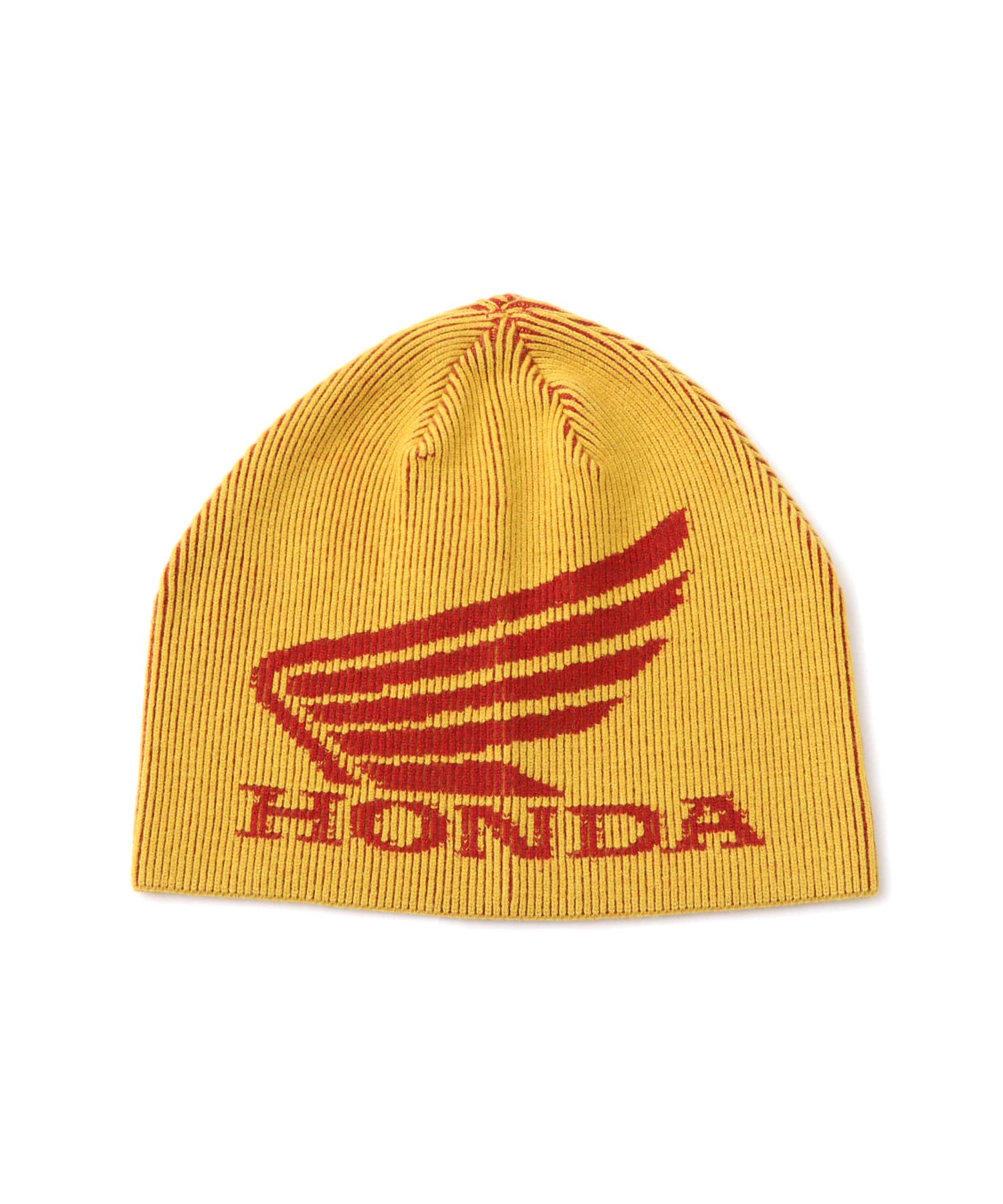 atmos pink x HONDA Logo Knit Beanie ORANGEのメイン画像