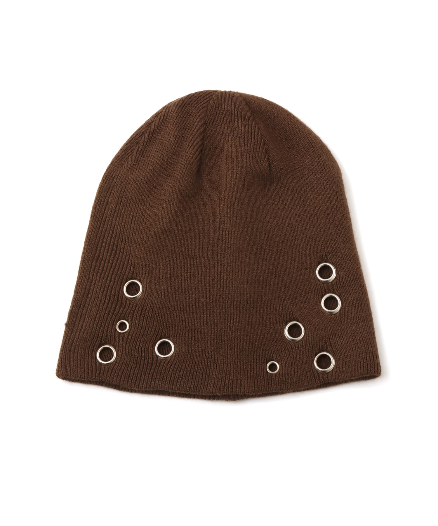 atmos pink Eyelet Beanie BROWNのメイン画像