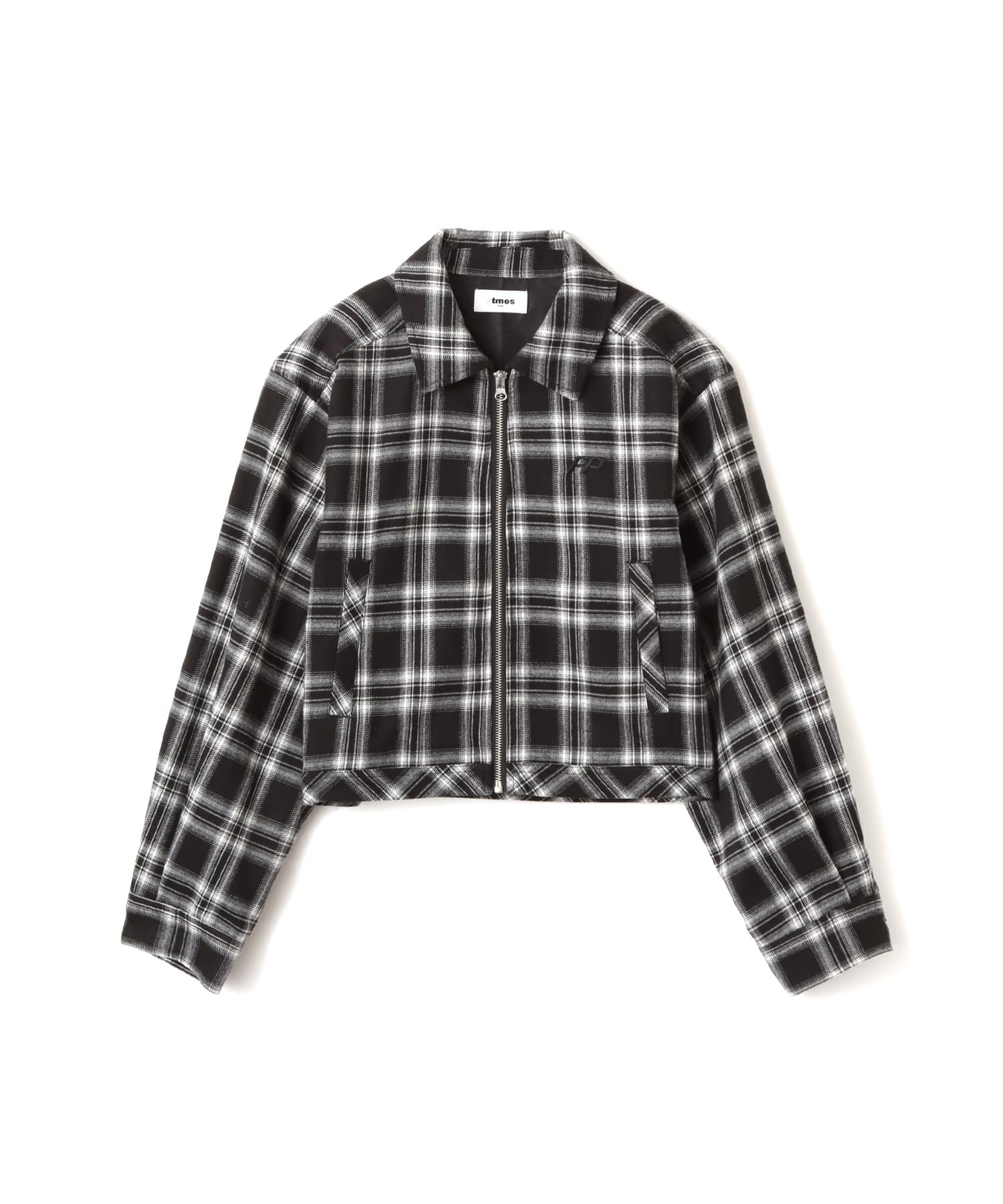 atmos pink Plaid Jacket BLACKのメイン画像