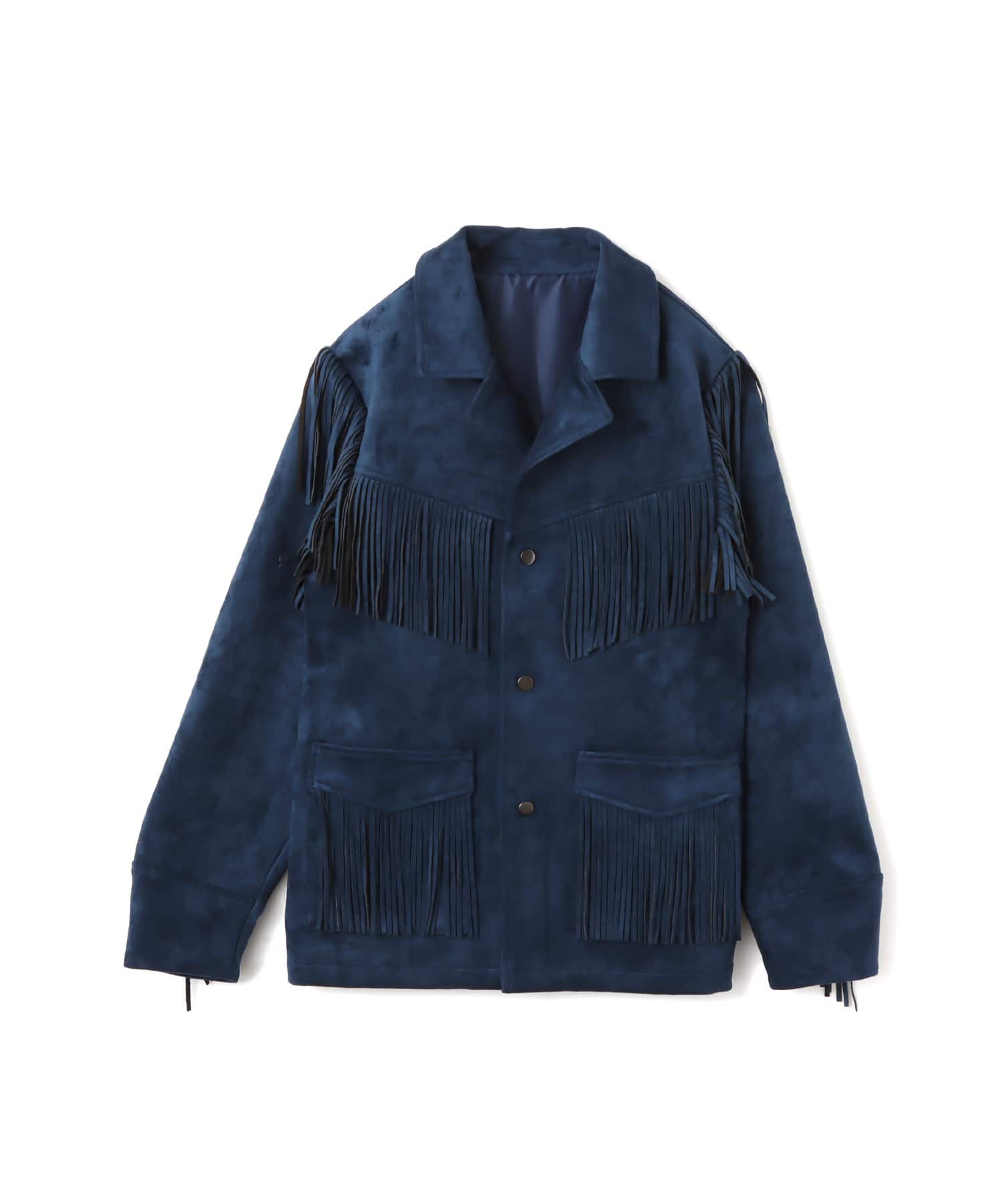 atmos pink x HONDA Faux Suede Jacket NAVYのメイン画像
