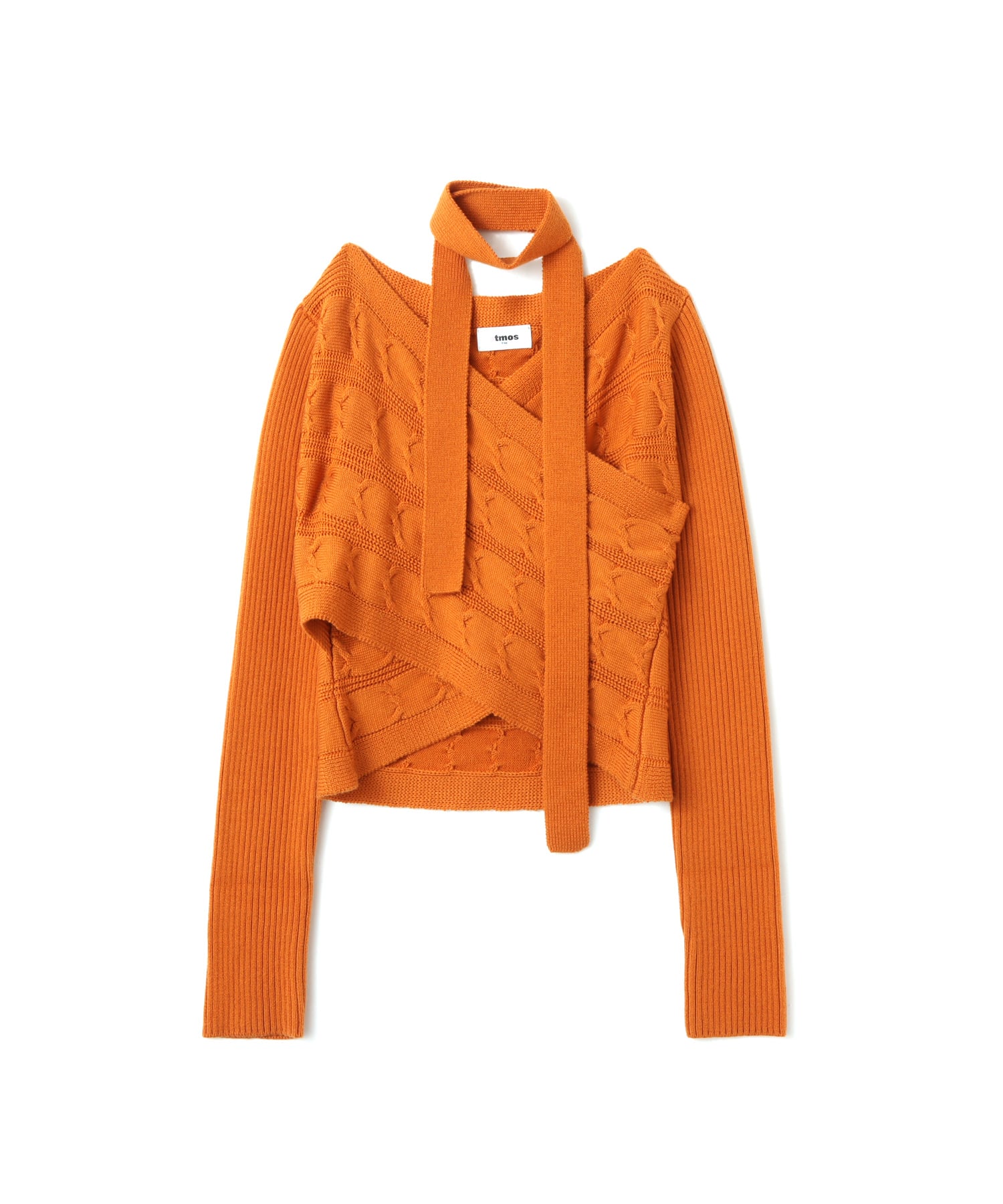 atmos pink Cache-coeur Knit Tops ORANGEのメイン画像
