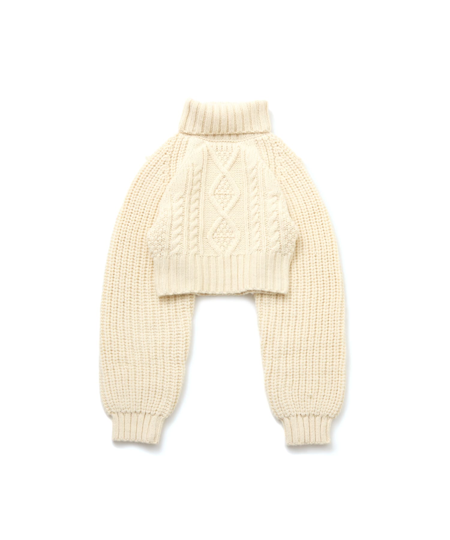 atmos pink Slit Cable Knit Tops OFFWHITEのメイン画像