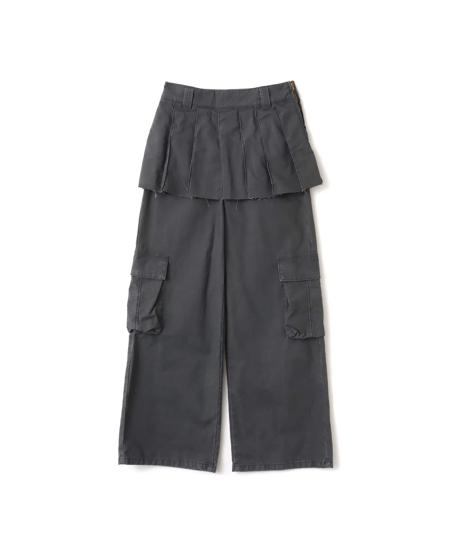atmos pink Skirt Layered Pants CHARCOALのメイン画像