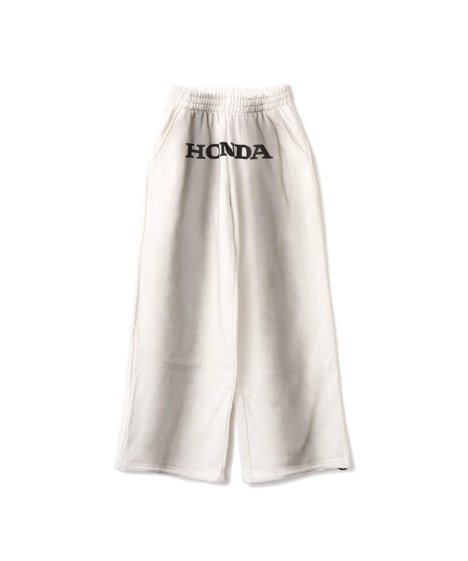 atmos pink x HONDA Spray Sweat Pants WHITEのメイン画像