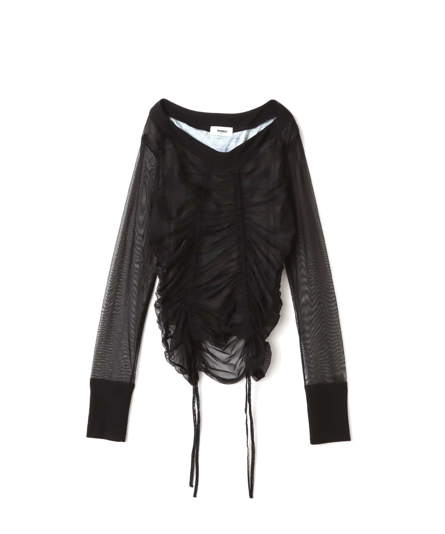 atmos pink See-through Layered LS T-shirt BLACKのメイン画像