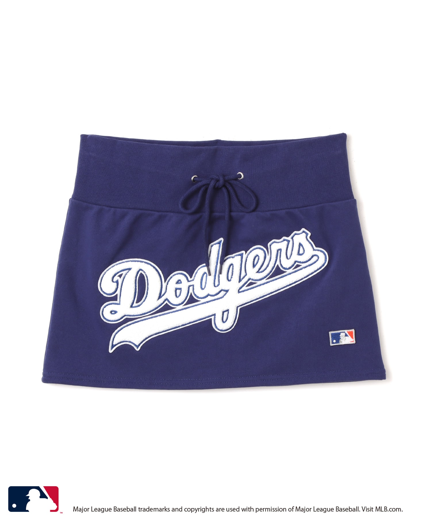 atmos pink MLB Logo Sweat Skirt BLUEのメイン画像
