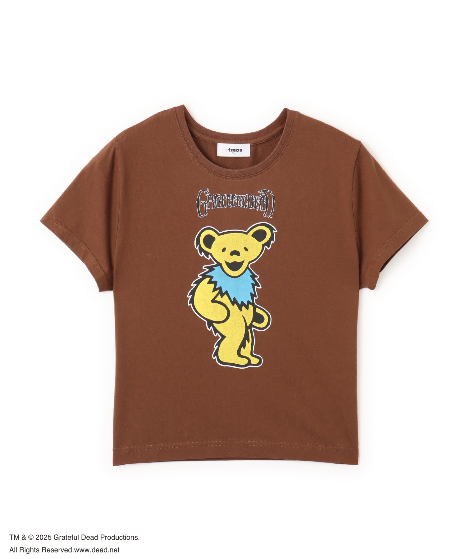 atmos pink Grateful Dead Mini T-shirt BROWNのメイン画像