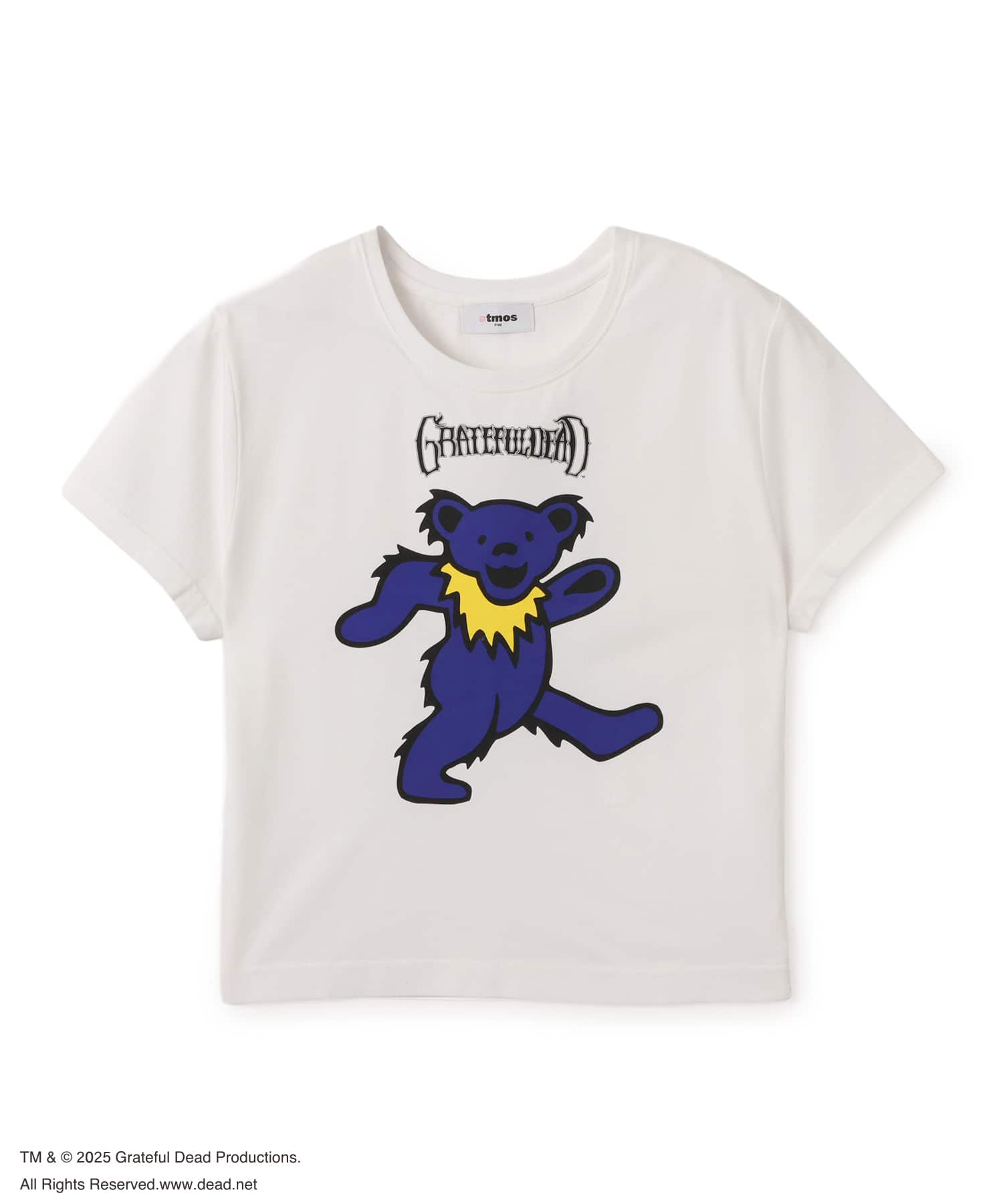 atmos pink Grateful Dead Mini T-shirt WHITEのメイン画像