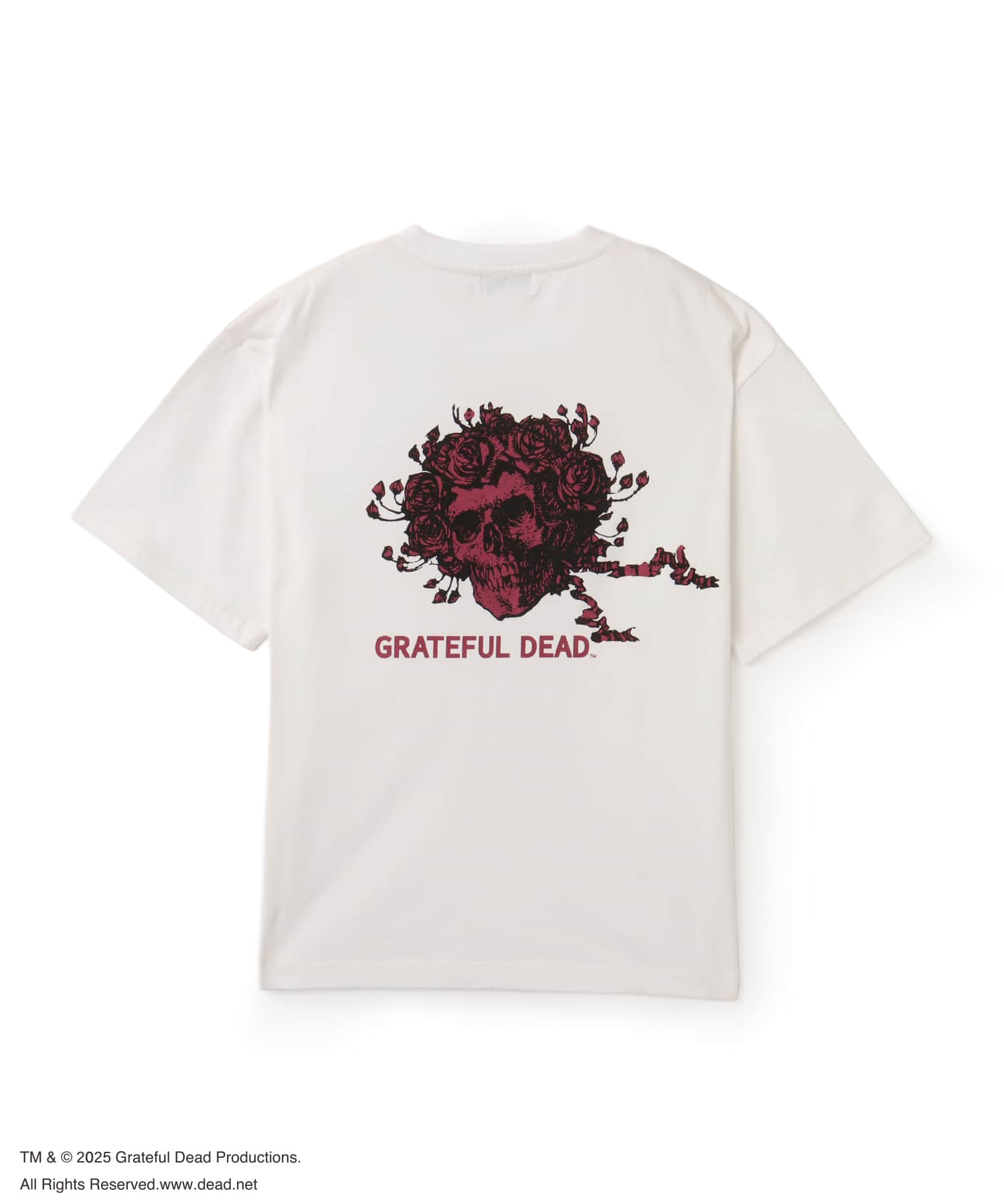 atmos pink Grateful Dead Big T-shirt WHITEのメイン画像