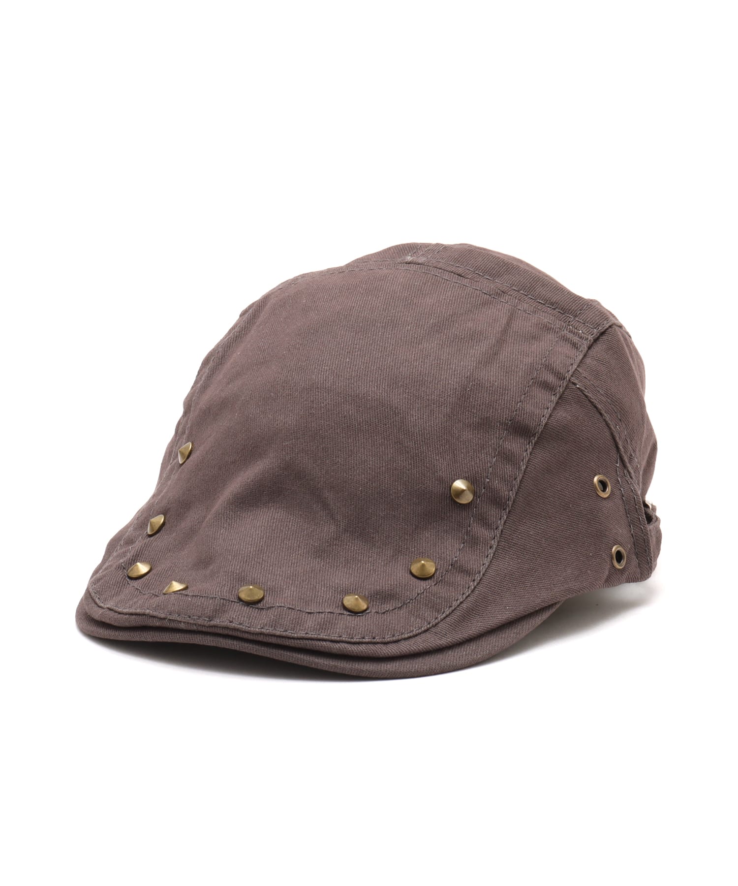 atmos pink Studs Hunting Cap GRAYのメイン画像