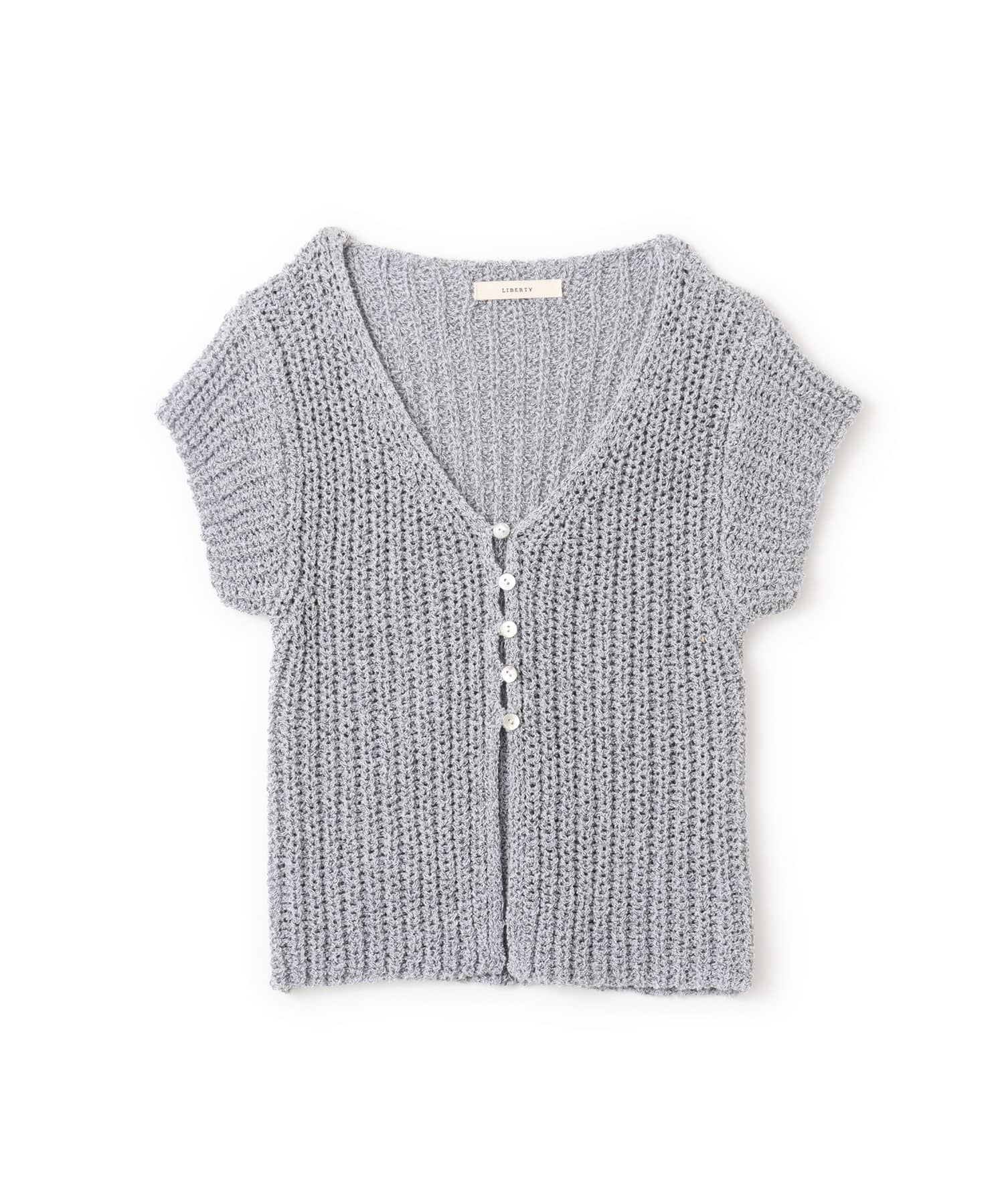 atmos pink Summer Knit Cardigan BLUE GRAYのメイン画像