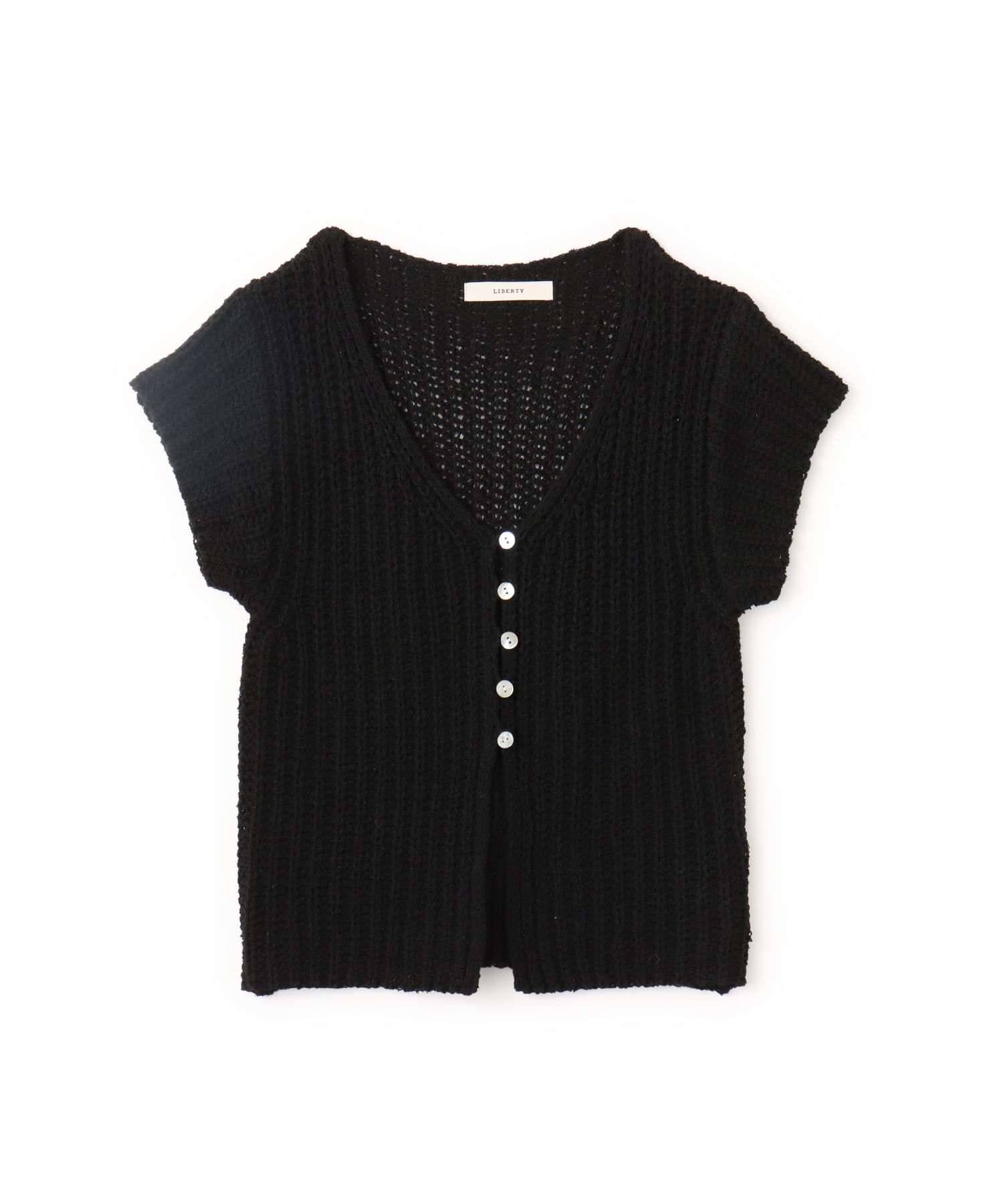 atmos pink Summer Knit Cardigan BLACKのメイン画像