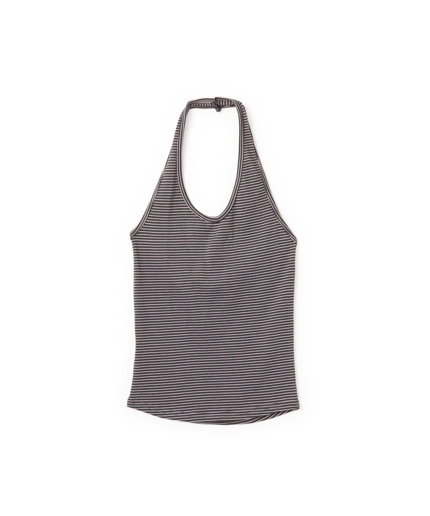 atmos pink Halter Neck Border Tank Top PINKのメイン画像