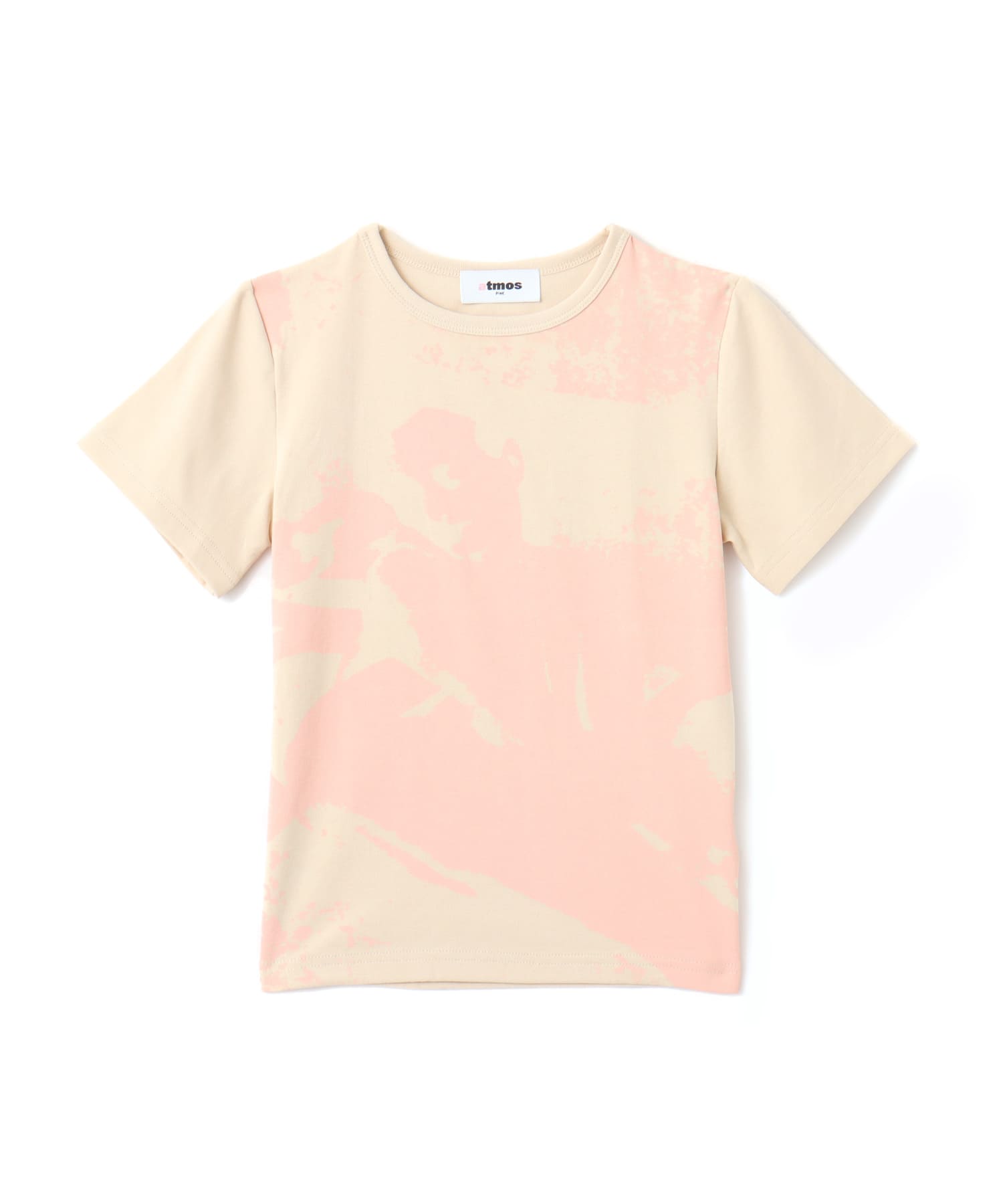 atmos pink Print T-shirt BEIGEのメイン画像