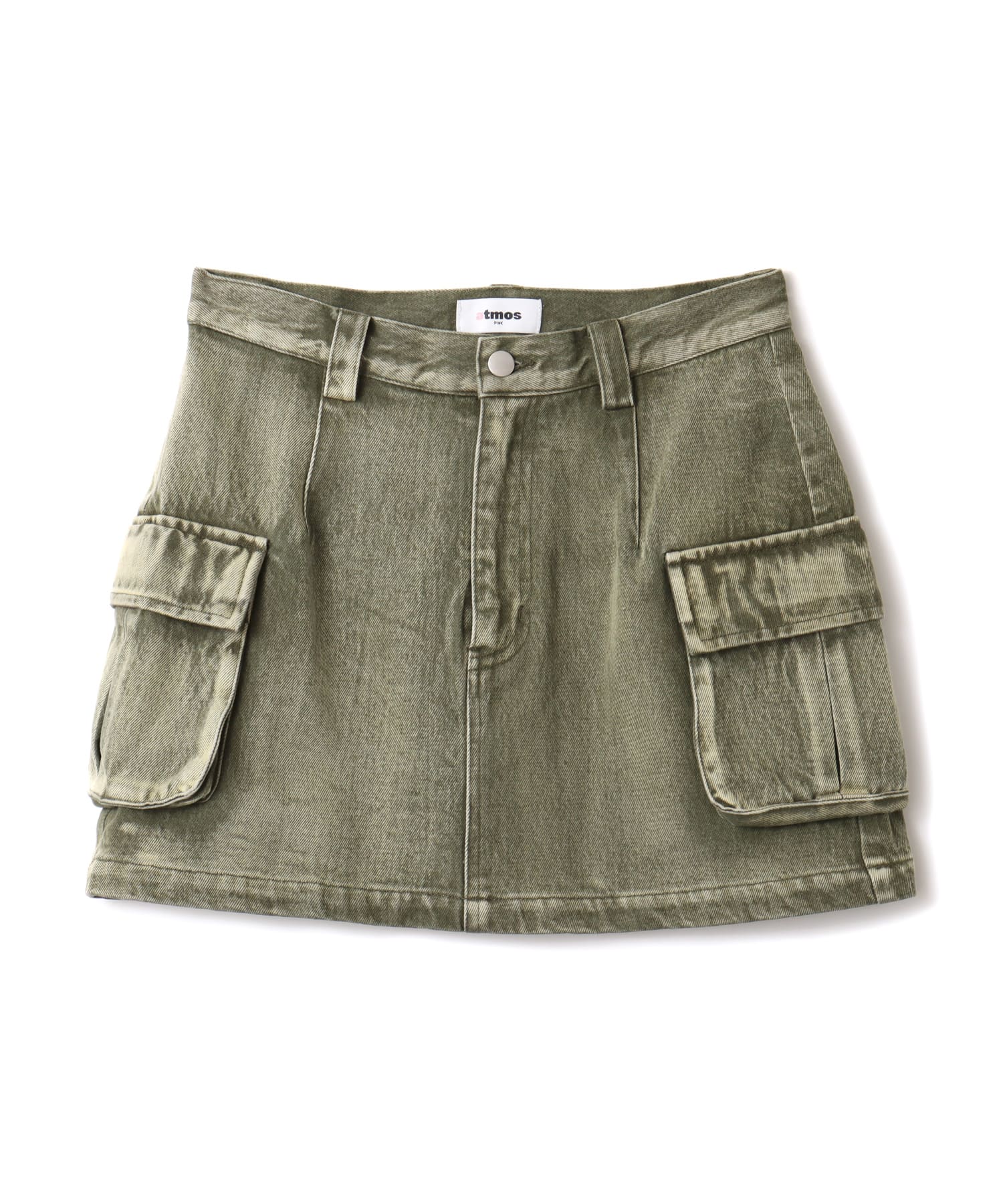 atmos pink Cargo Mini Skirt KHAKIのメイン画像