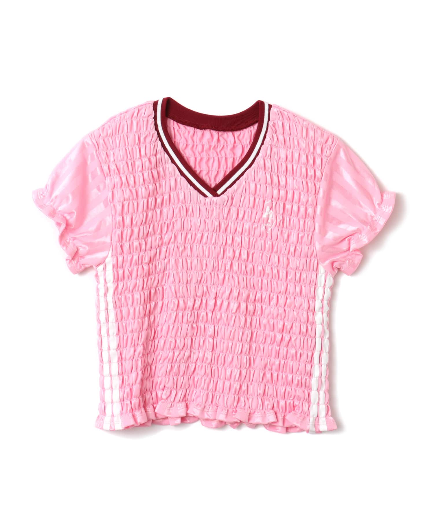 atmos pink Shirring Mini Game Shirt PINKのメイン画像