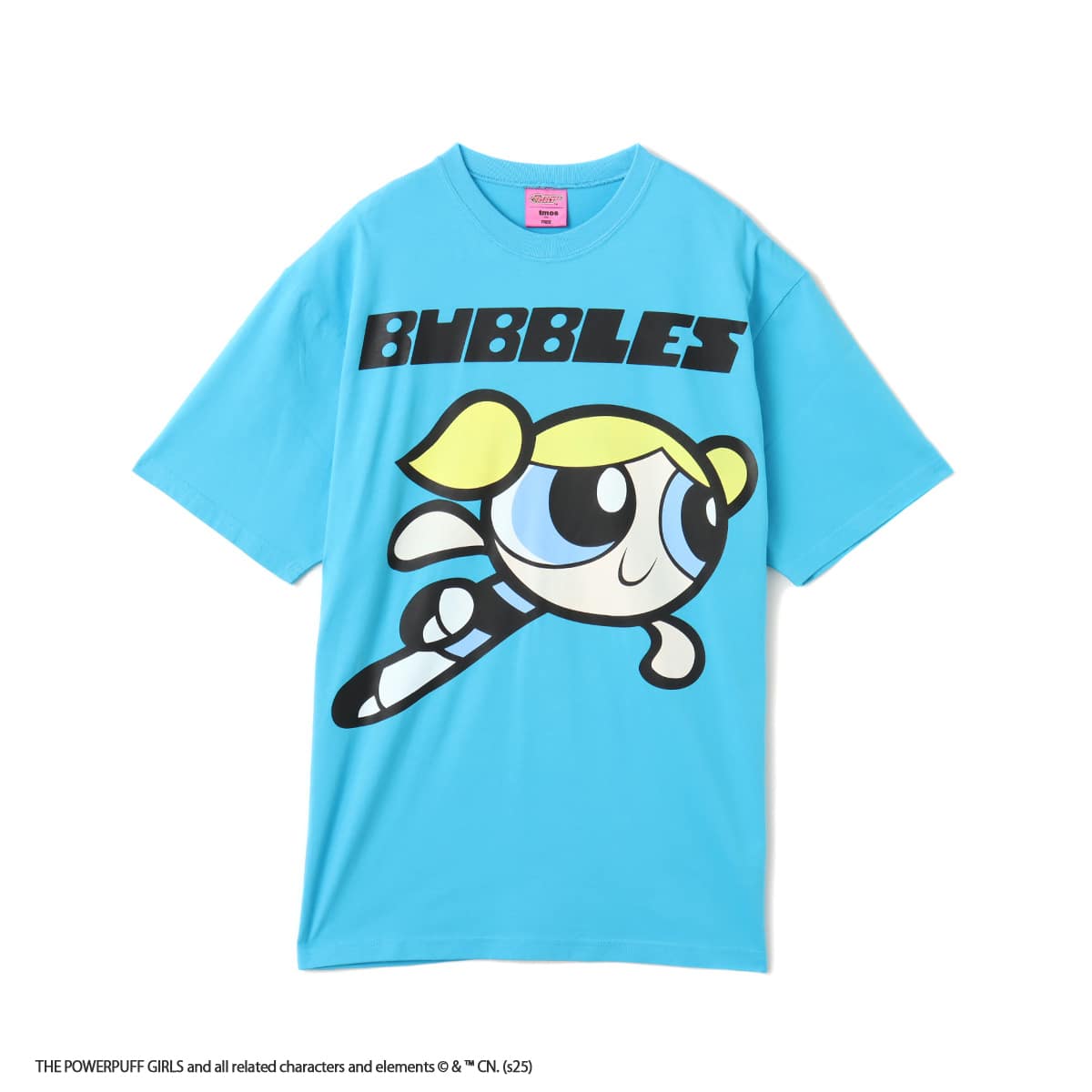 The Powerpuff Girls x atmos pink Color T-shirt BLUEのメイン画像