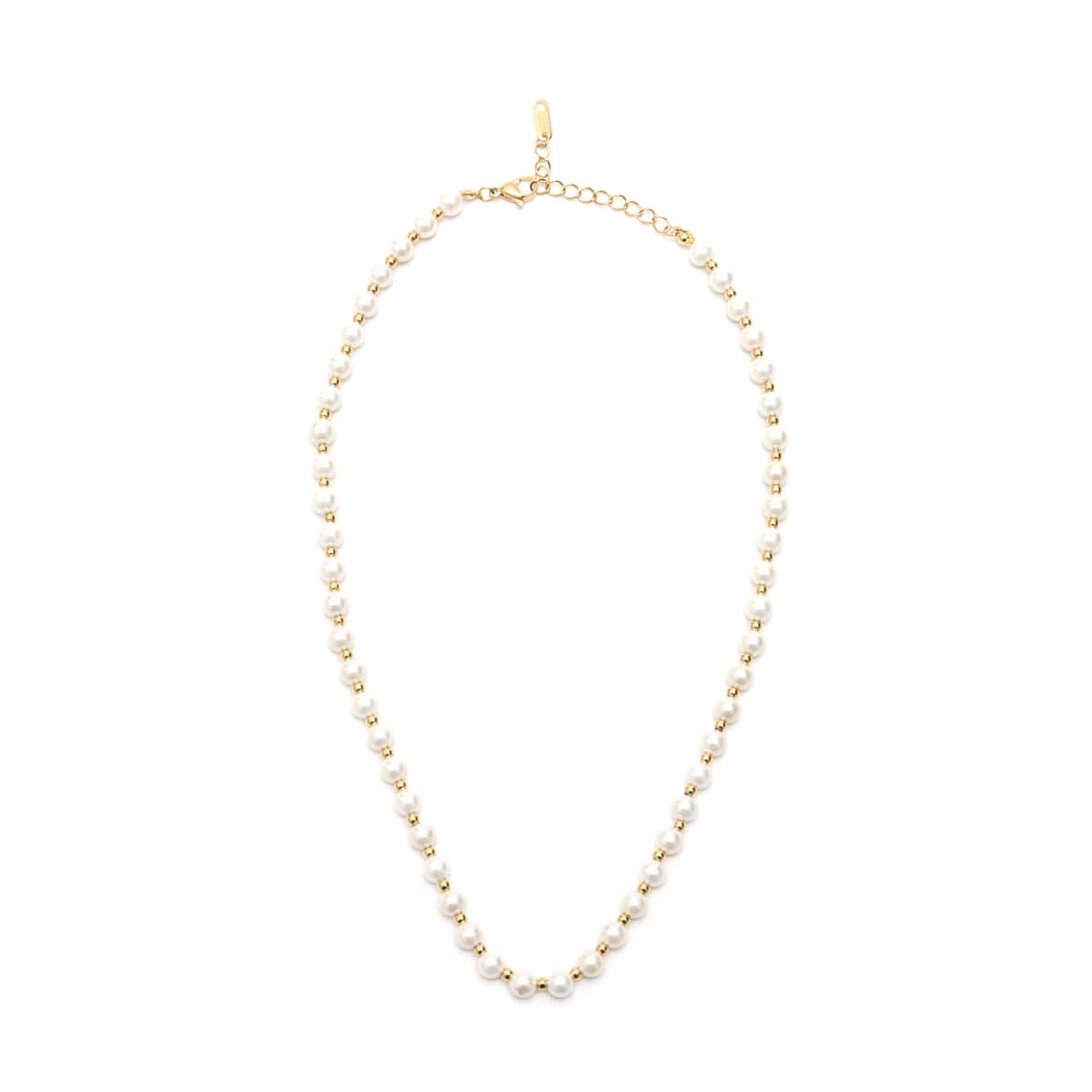 atmos pink Pearl Like Necklace GOLDのメイン画像
