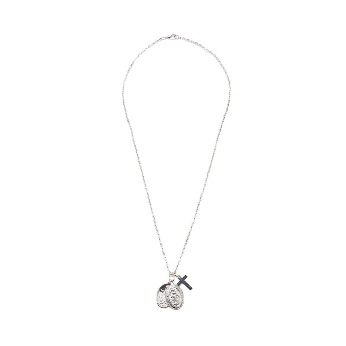 atmos pink Cross Charm Necklace SILVERのメイン画像