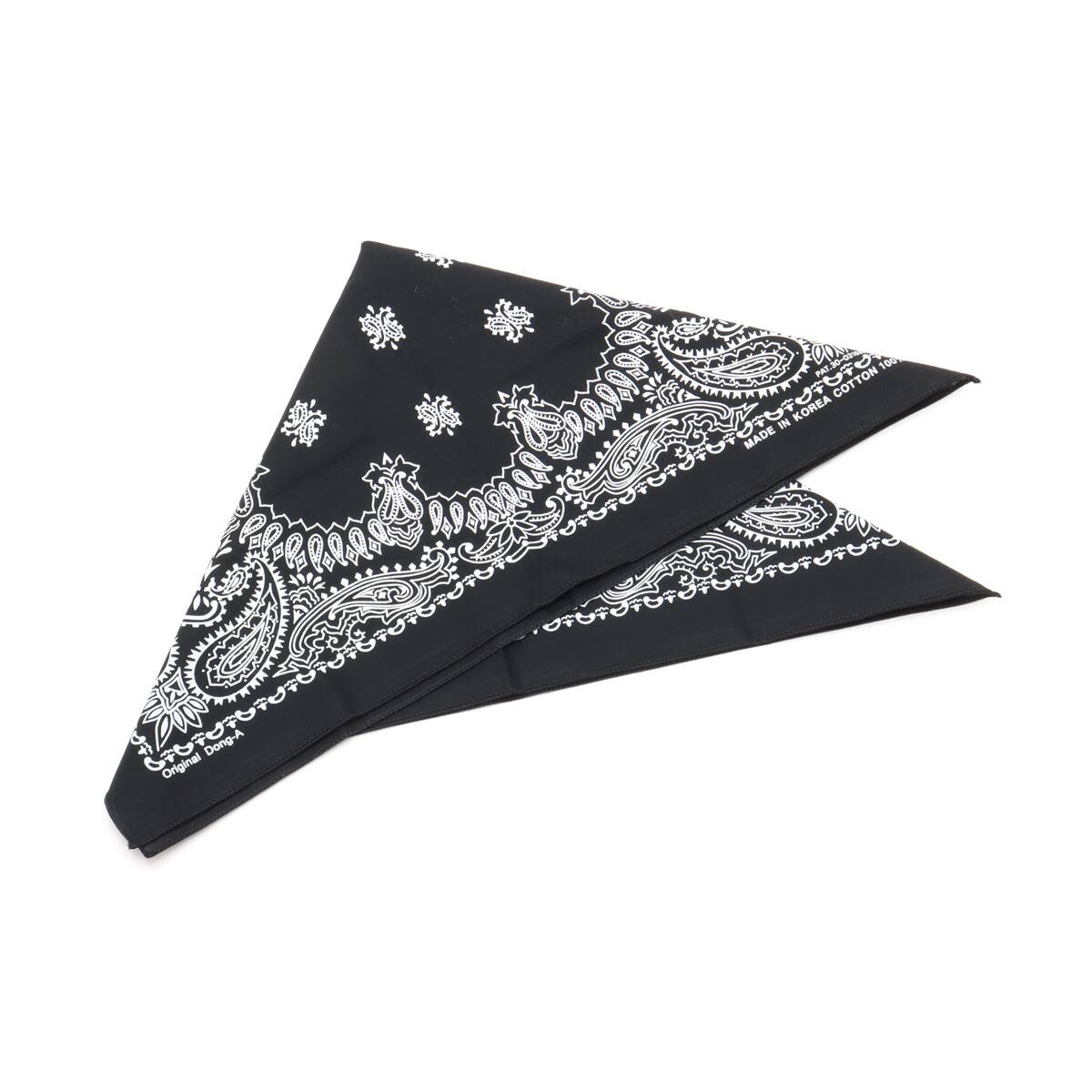 atmos pink Paisley Scarf BLACKのメイン画像