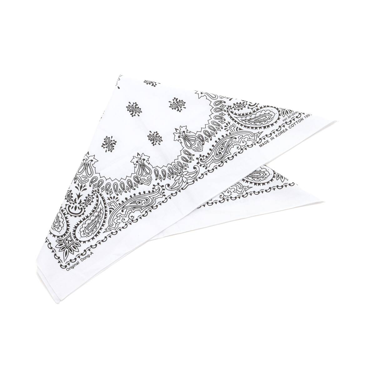 atmos pink Paisley Scarf WHITEのメイン画像