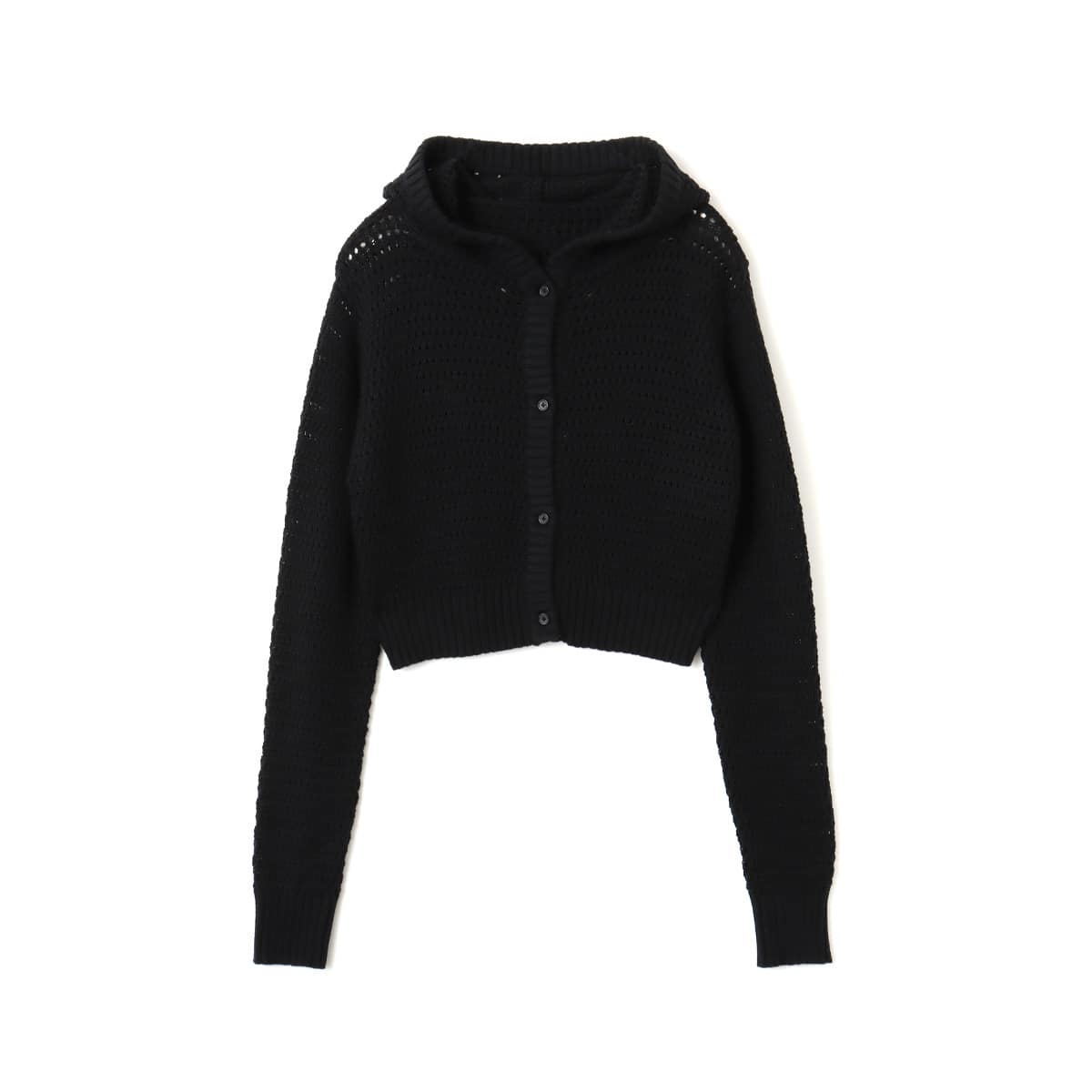 atmos pink Hoodie Knit Cardigan BLACKのメイン画像