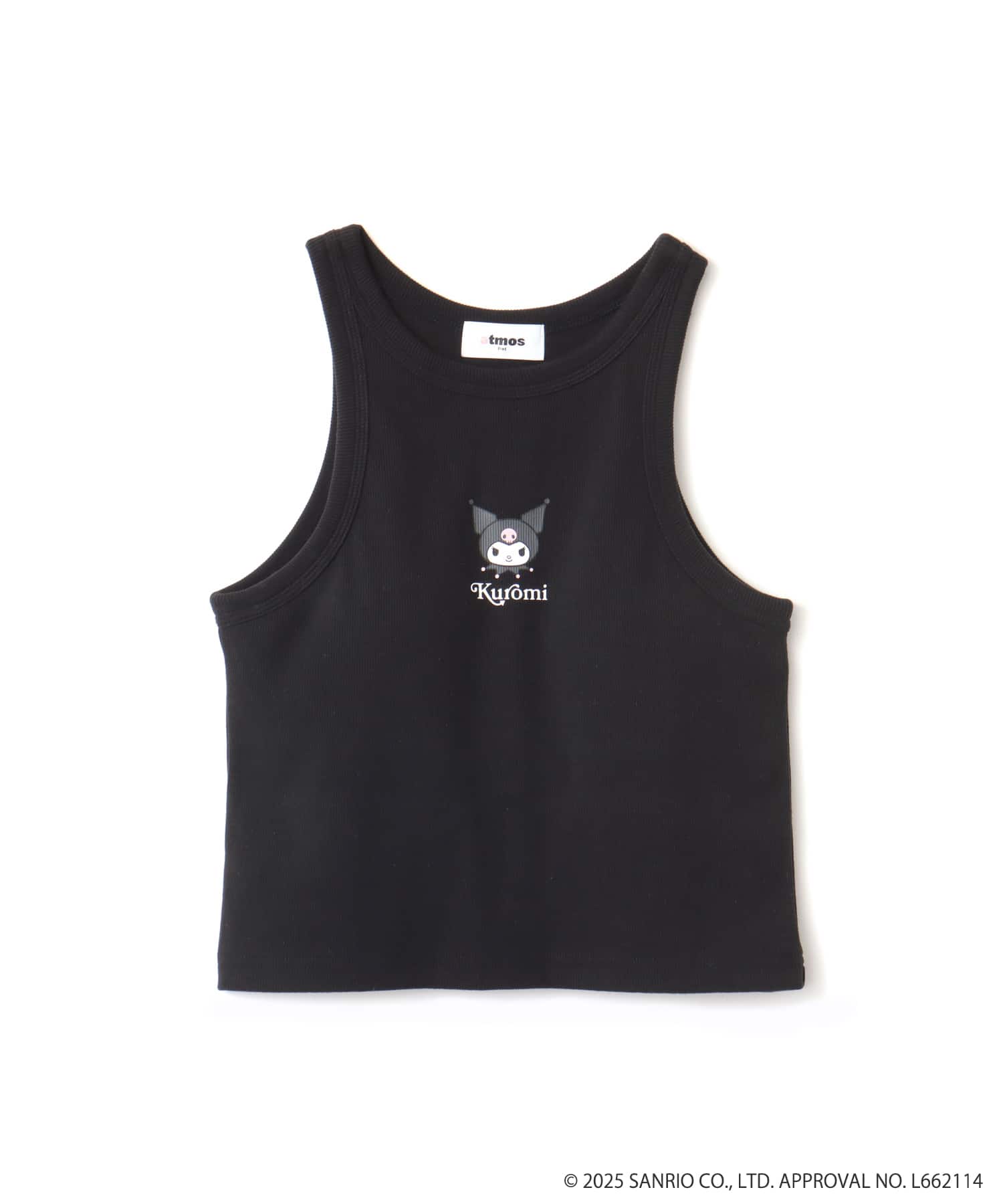 atmos pink x MY MELODY & KUROMI Print Tank Top BLACKのメイン画像