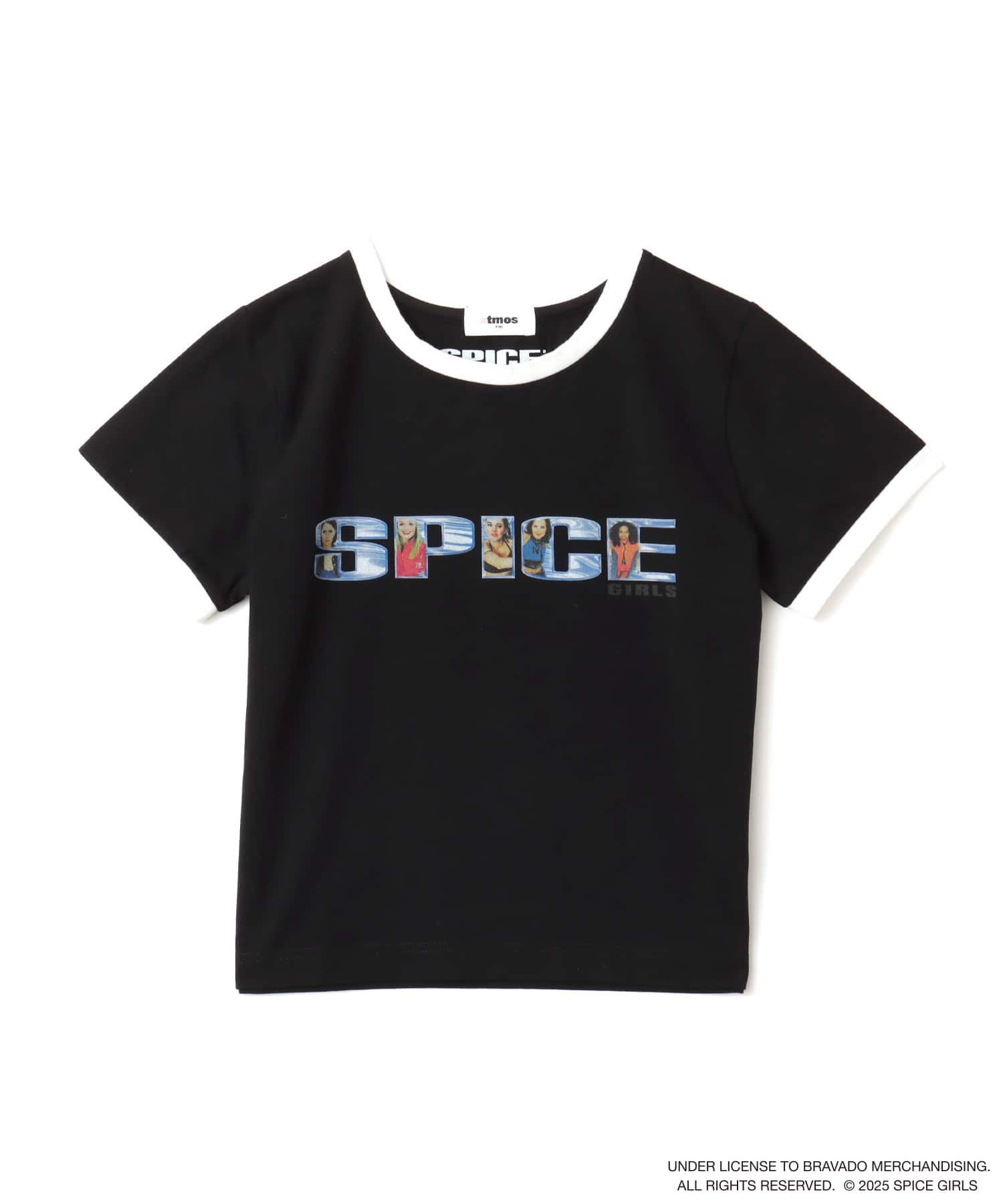 atmos pink x SPICE GIRLS Short T-shirt BLACKのメイン画像
