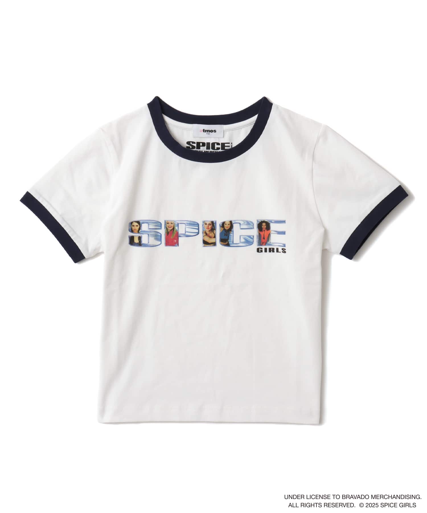 atmos pink x SPICE GIRLS Short T-shirt WHITEのメイン画像