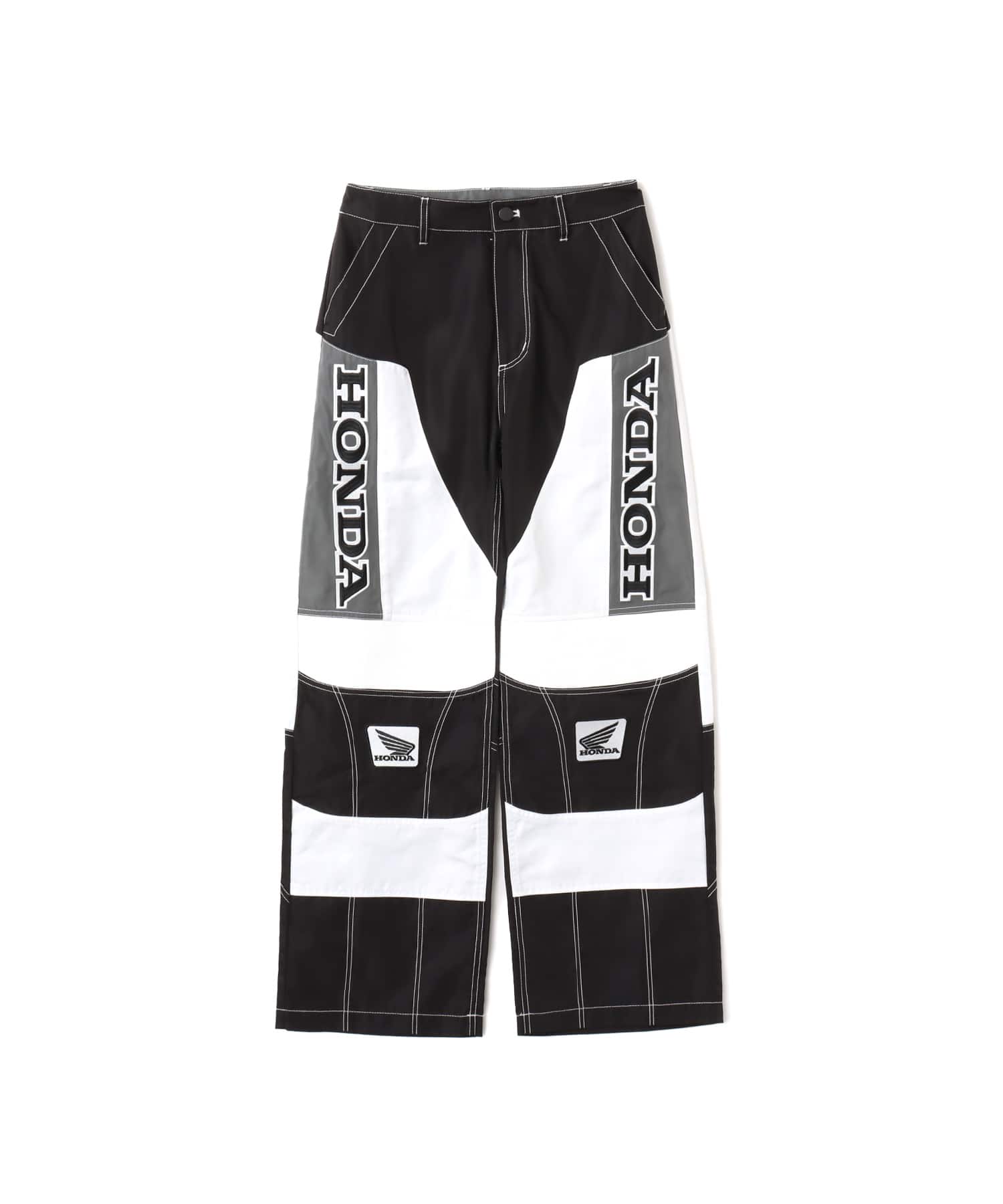 HONDA x atmos pink Racing Pants BLACKのメイン画像