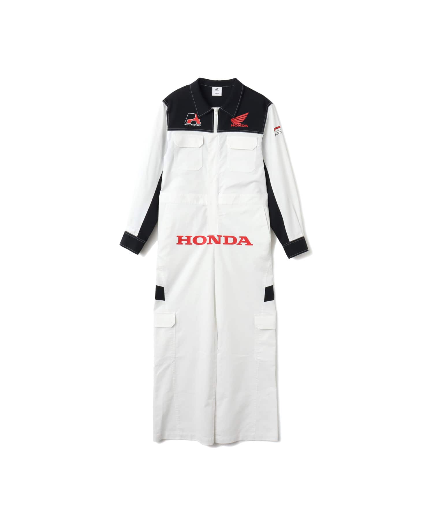 HONDA x atmos pink Racing All-in-one WHITEのメイン画像
