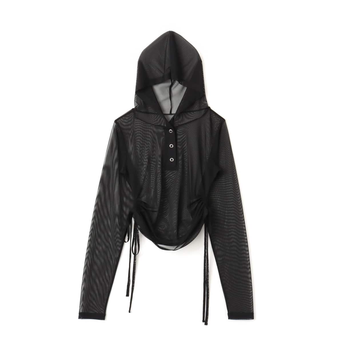 atmos pink See-through Hoodie BLACKのメイン画像