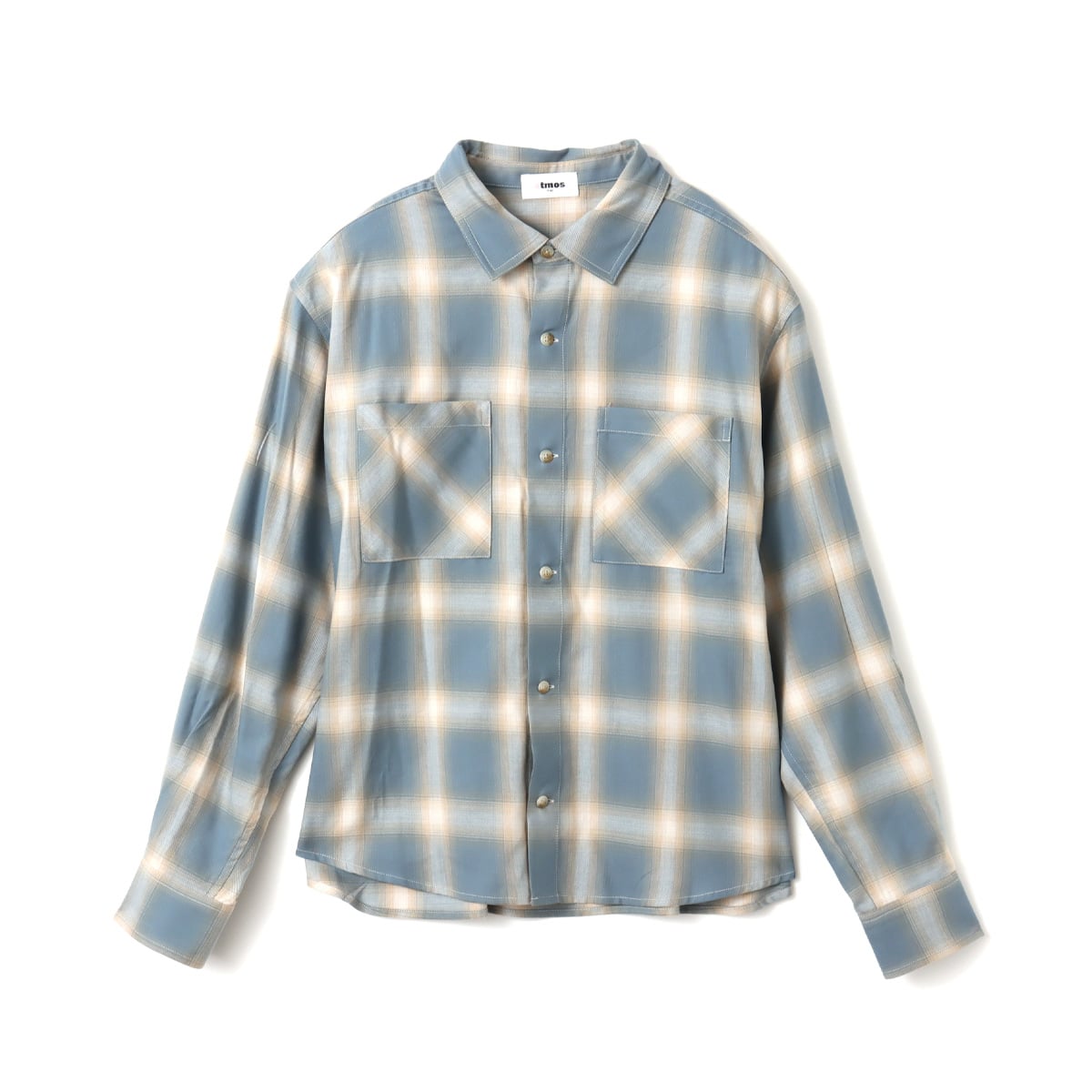 atmos pink Ombre Check Shirt BLUE（アトモス ピンク オンブレ