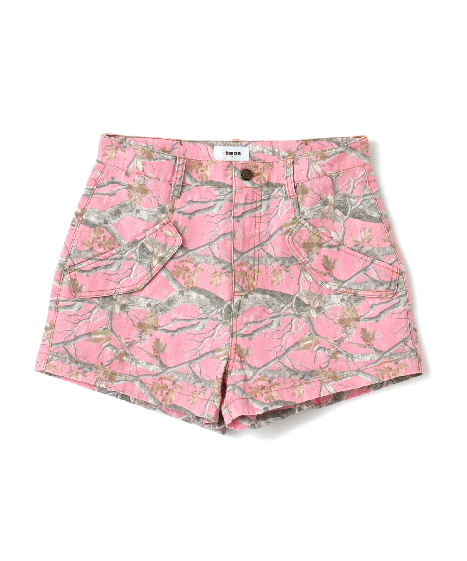 atmos pink Real Tree Camouflage Short Pants CAMOUFLAGE PINKのメイン画像